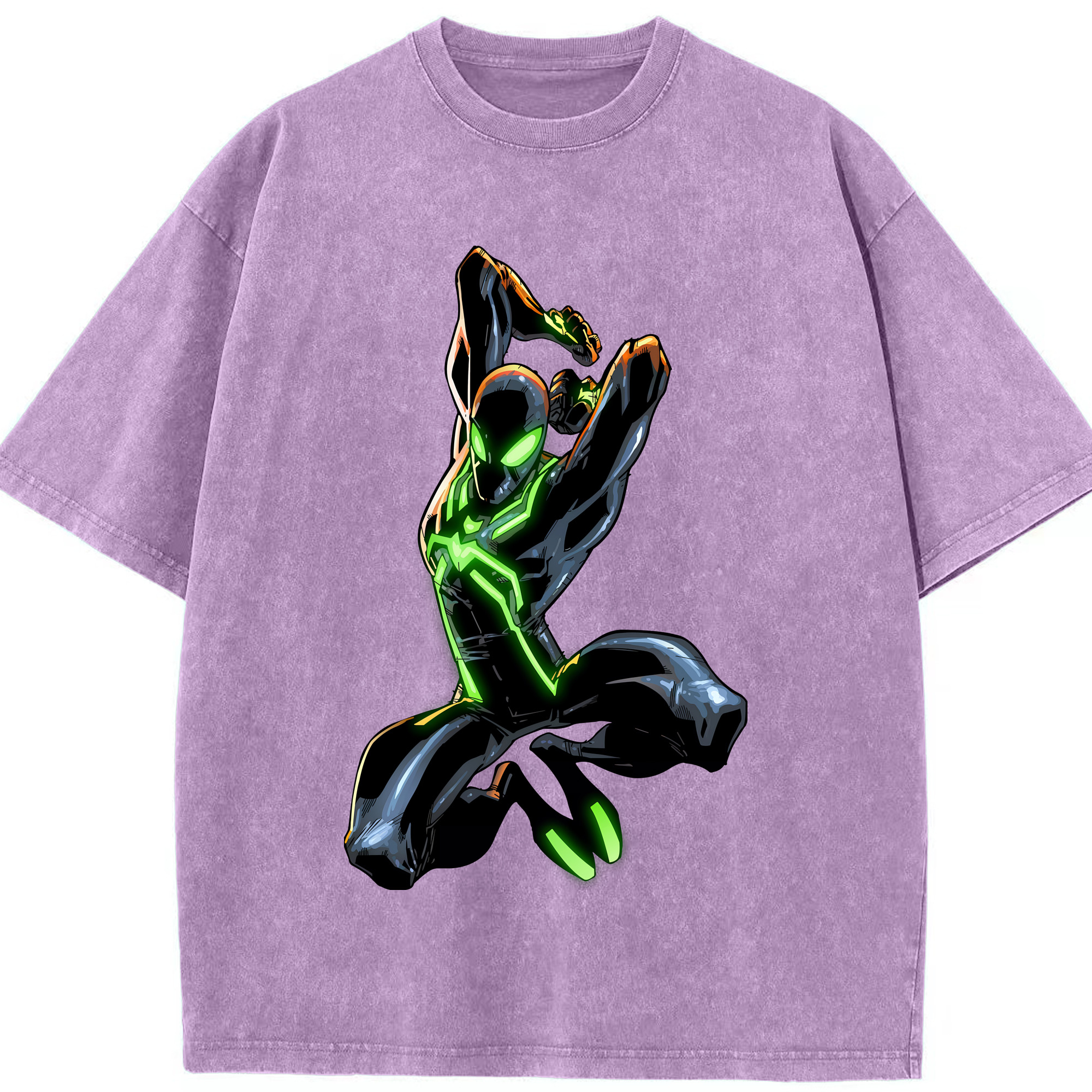 （画像用） Spider Man スパイダーマン 綿100% ヴィンテージ風 半袖Tシャツ（フロントプリント）