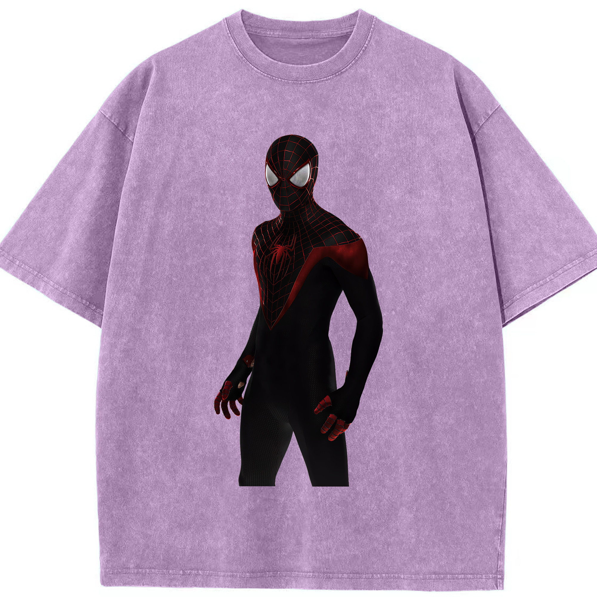 （画像用） Spider Man スパイダーマン 綿100% ヴィンテージ風 半袖Tシャツ（フロントプリント）