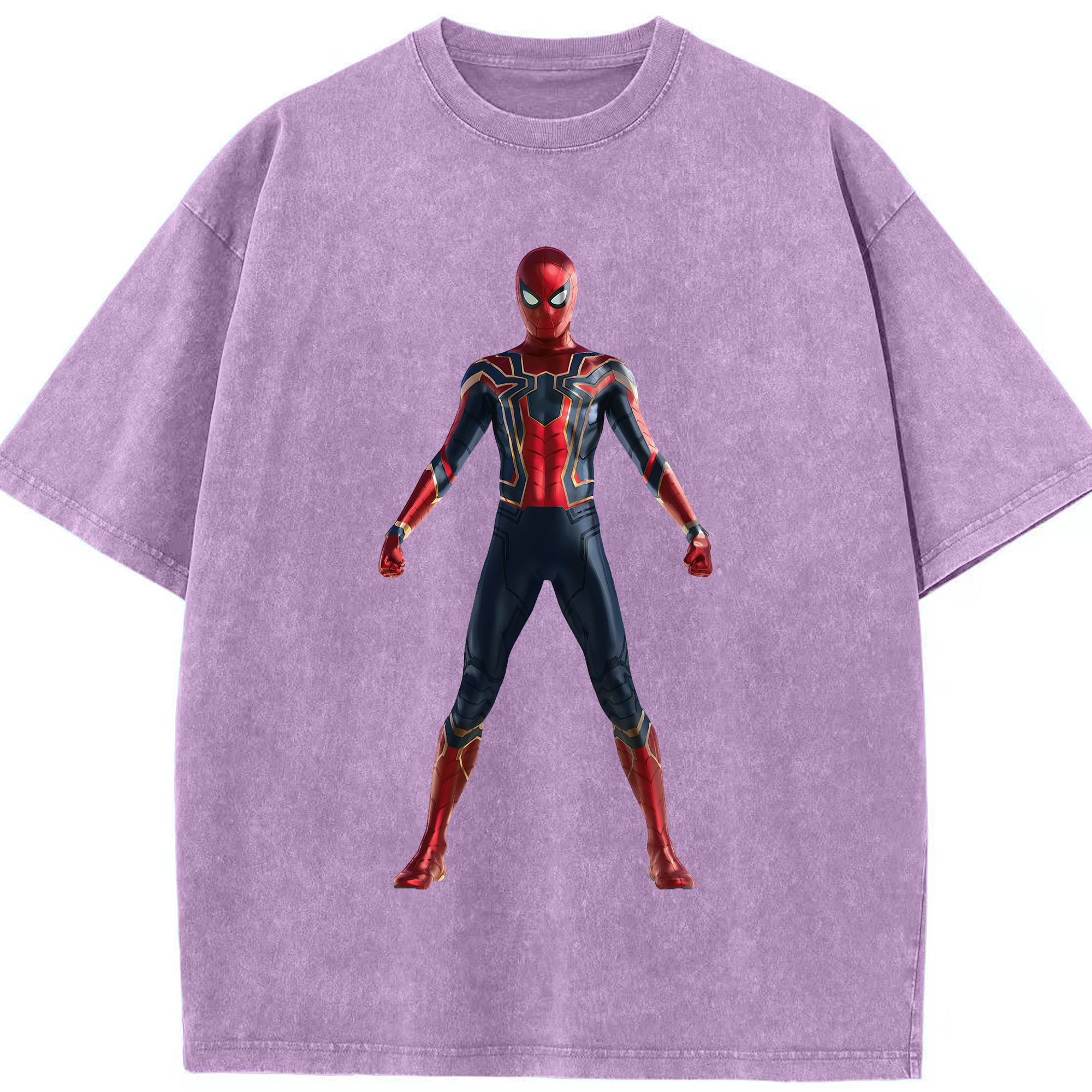 （画像用） Spider Man スパイダーマン 綿100% ヴィンテージ風 半袖Tシャツ（フロントプリント）