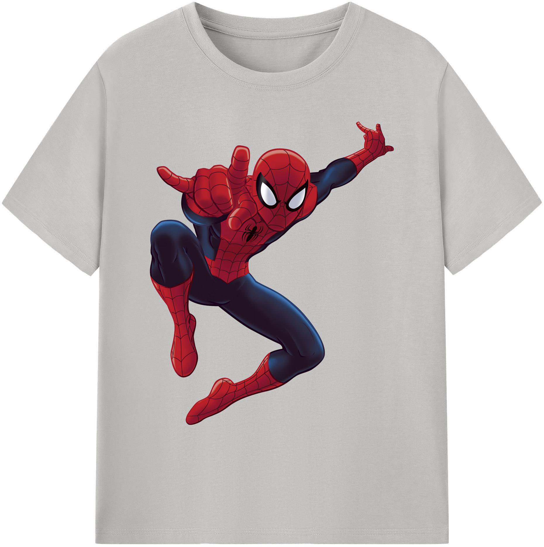 （画像用） Spider Man スパイダーマン 綿100％ メンズ半袖Tシャツ｜肌触りやわらか＆通気性
