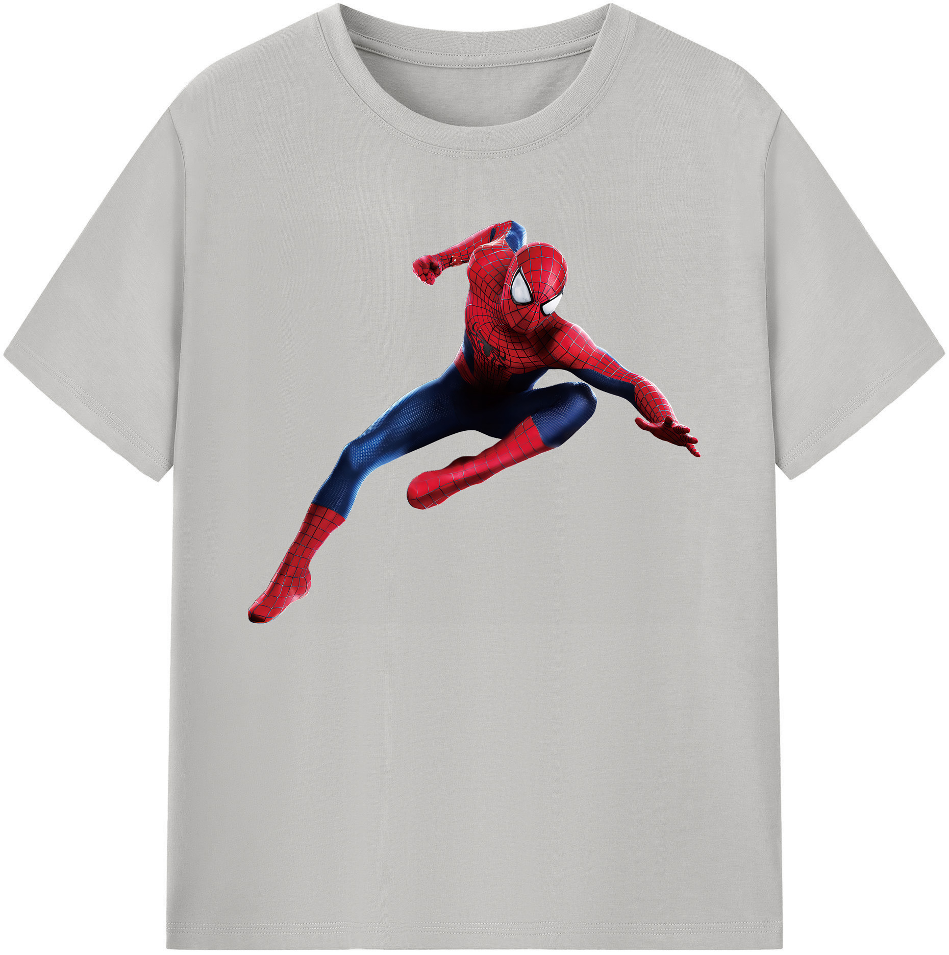 （画像用） Spider Man スパイダーマン 綿100％ メンズ半袖Tシャツ｜肌触りやわらか＆通気性