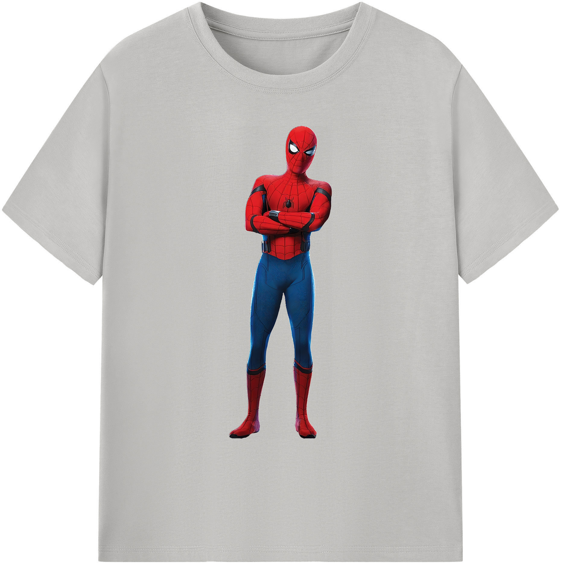（画像用） Spider Man スパイダーマン 綿100％ メンズ半袖Tシャツ｜肌触りやわらか＆通気性