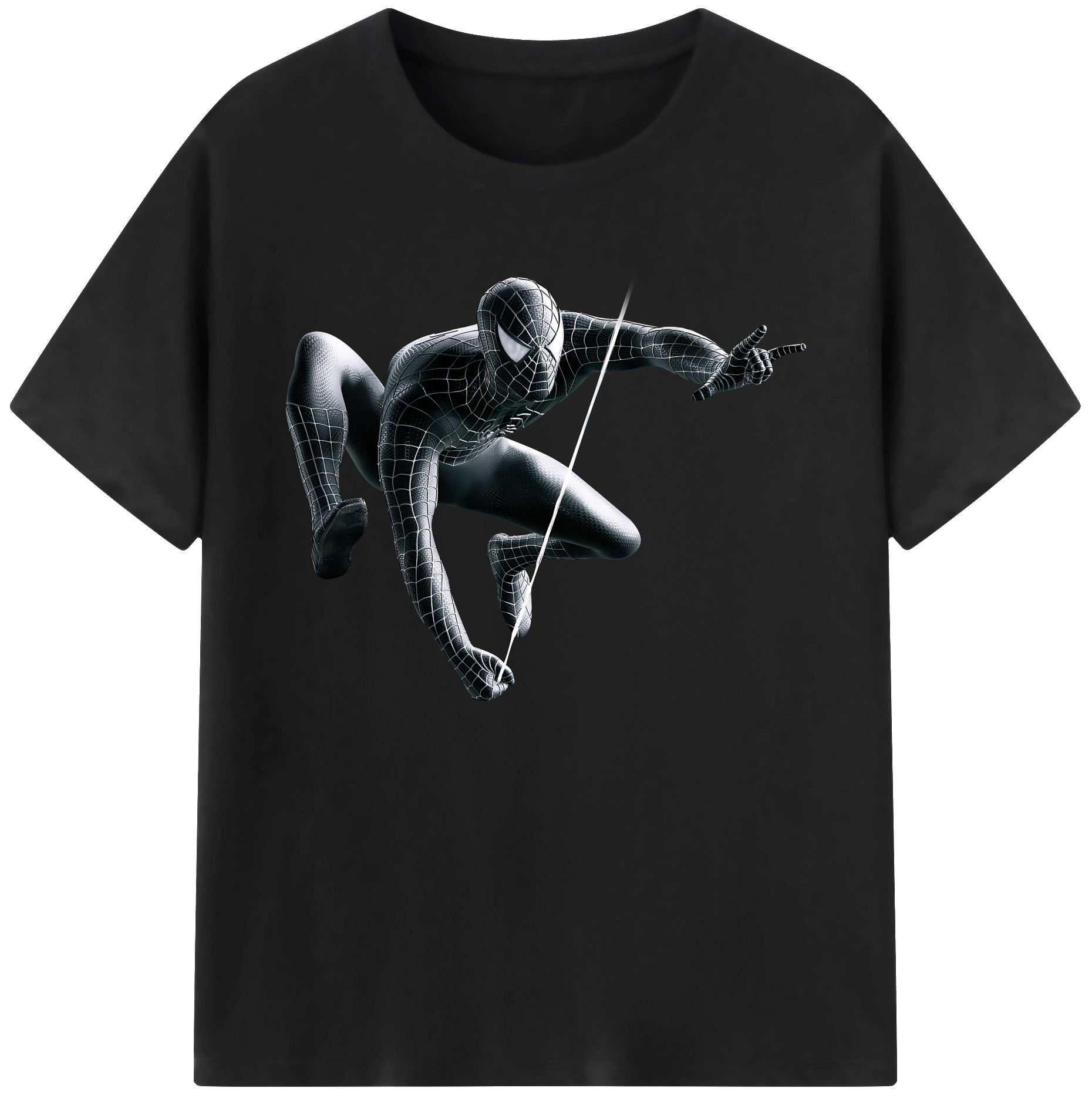 （画像用） Spider Man スパイダーマン 綿100％ メンズ半袖Tシャツ｜肌触りやわらか＆通気性