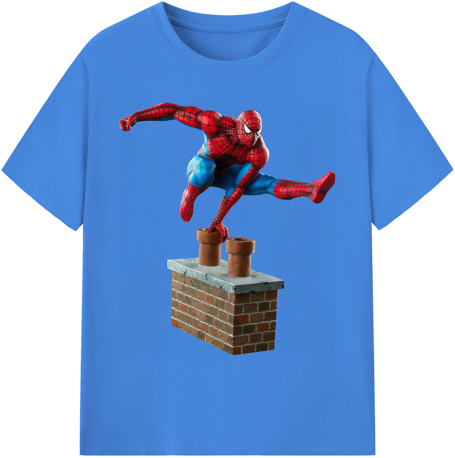 （画像用） Spider Man スパイダーマン 綿100％ メンズ半袖Tシャツ｜肌触りやわらか＆通気性