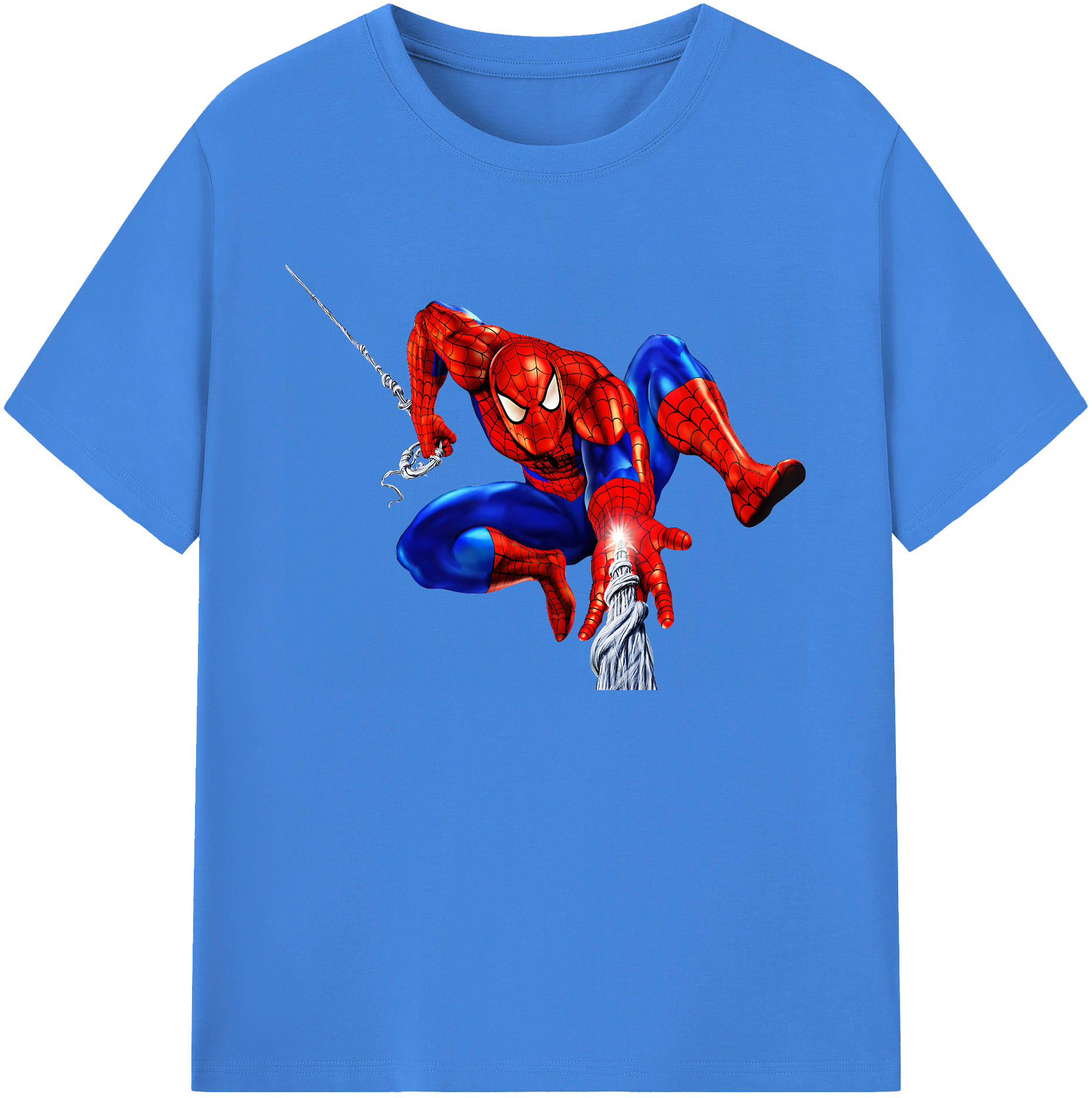 （画像用） Spider Man スパイダーマン 綿100％ メンズ半袖Tシャツ｜肌触りやわらか＆通気性