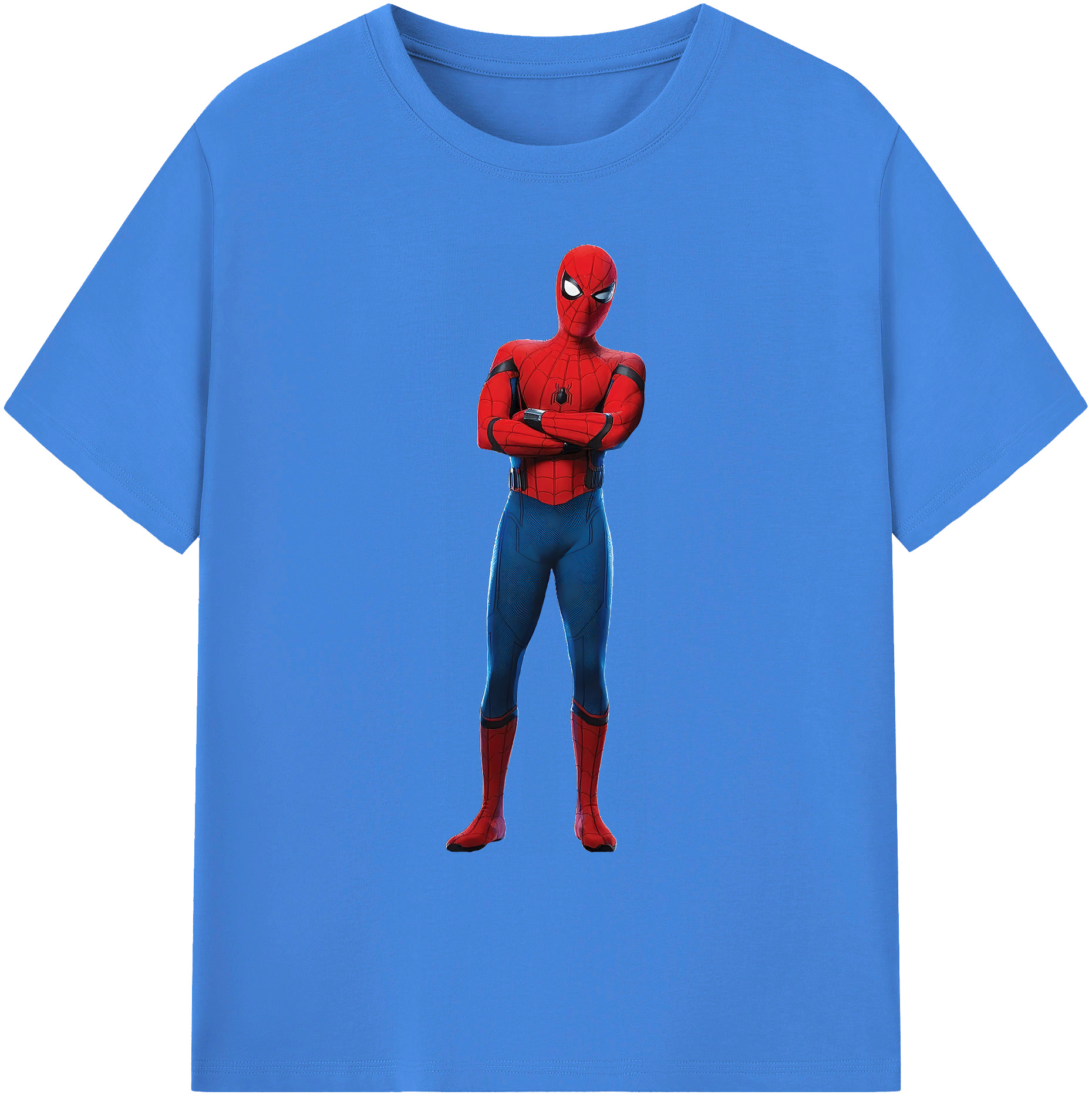 （画像用） Spider Man スパイダーマン 綿100％ メンズ半袖Tシャツ｜肌触りやわらか＆通気性