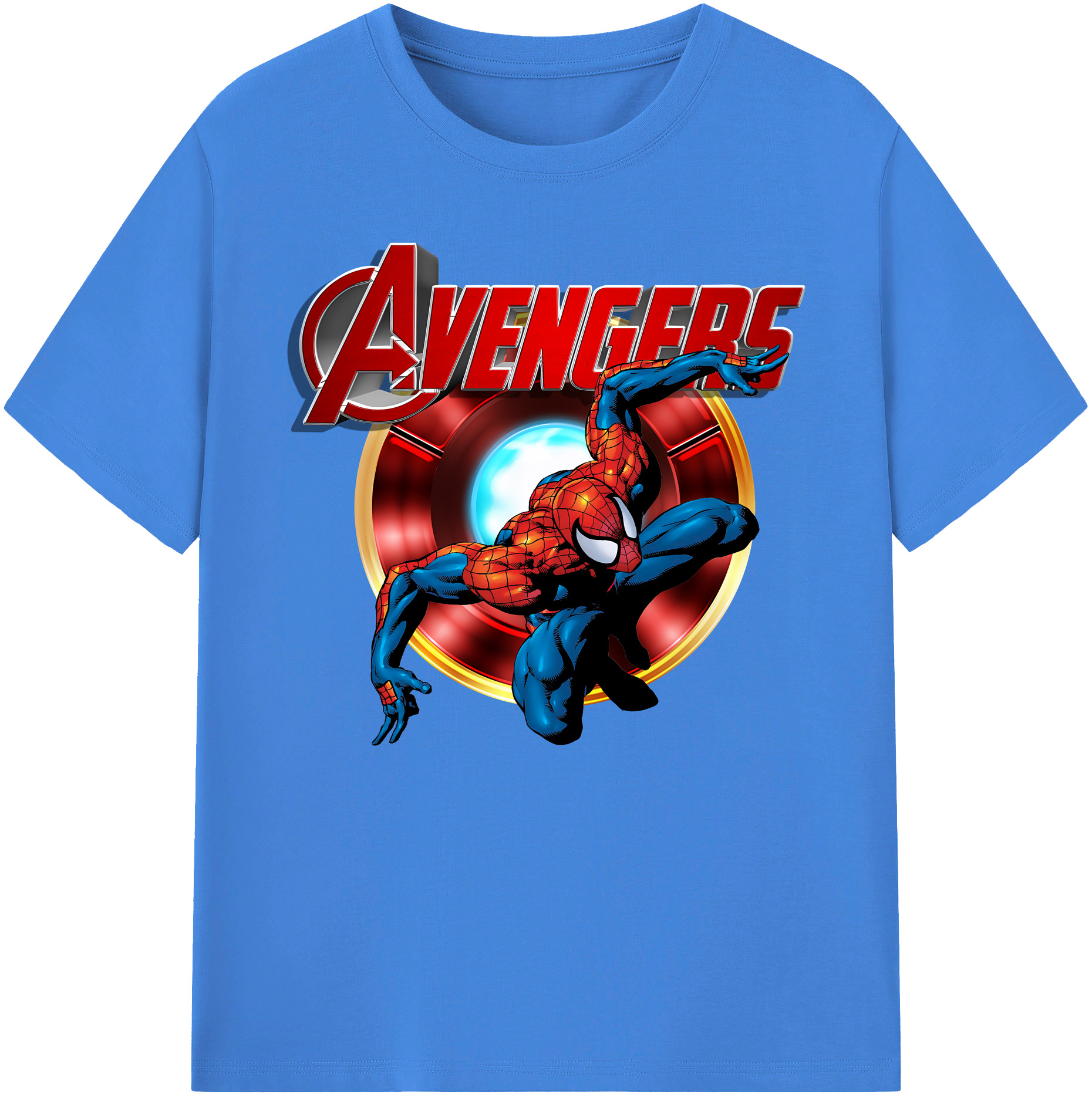 （画像用） Spider Man スパイダーマン 綿100％ メンズ半袖Tシャツ｜肌触りやわらか＆通気性