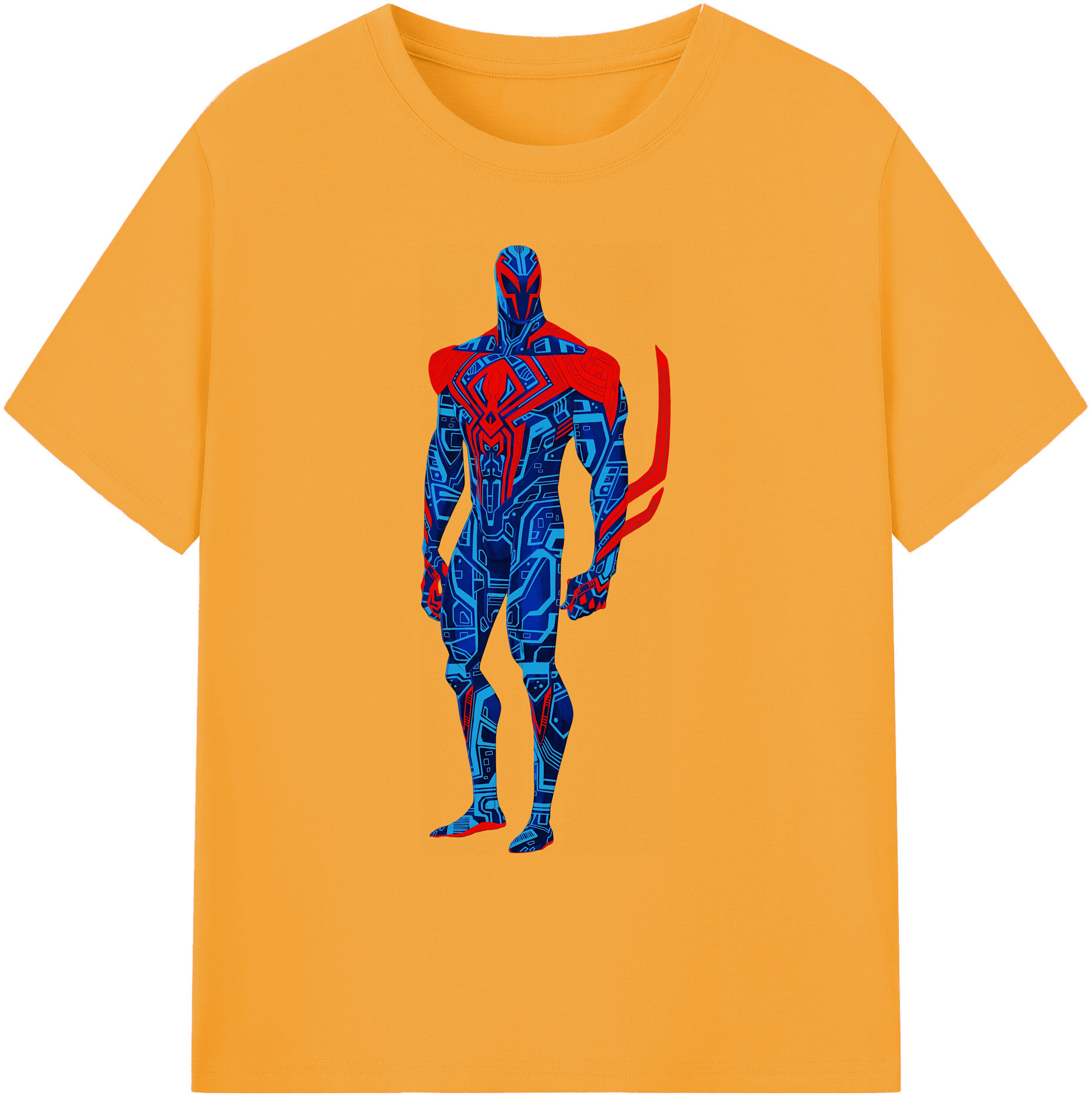 （画像用） Spider Man スパイダーマン 綿100％ メンズ半袖Tシャツ｜肌触りやわらか＆通気性