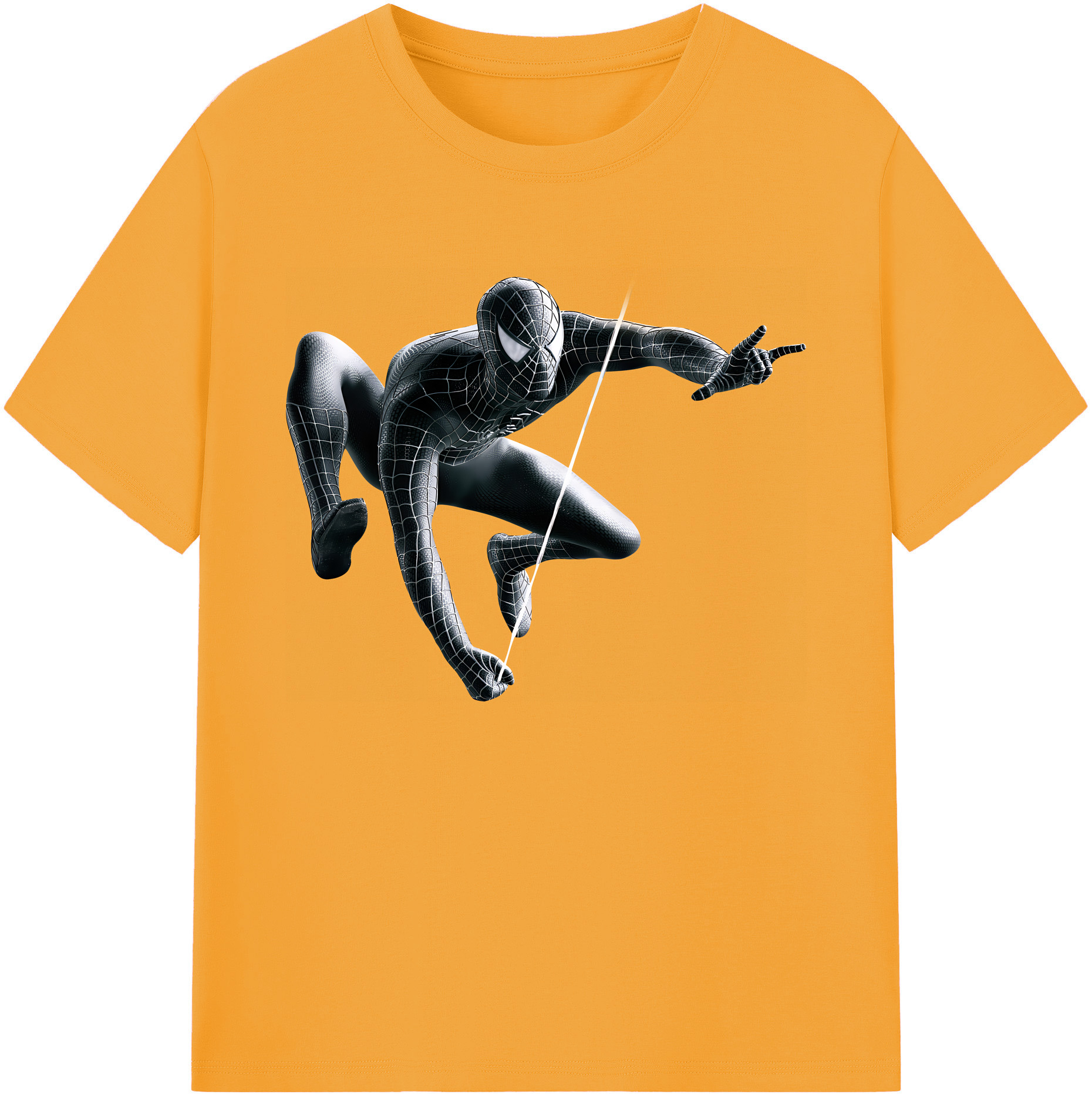 （画像用） Spider Man スパイダーマン 綿100％ メンズ半袖Tシャツ｜肌触りやわらか＆通気性