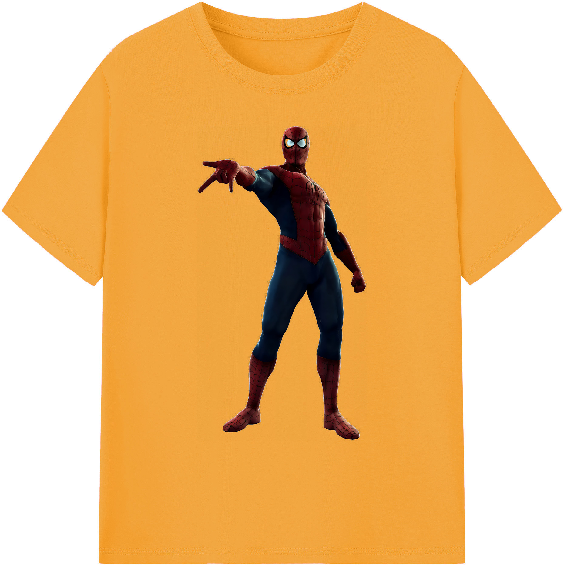 （画像用） Spider Man スパイダーマン 綿100％ メンズ半袖Tシャツ｜肌触りやわらか＆通気性