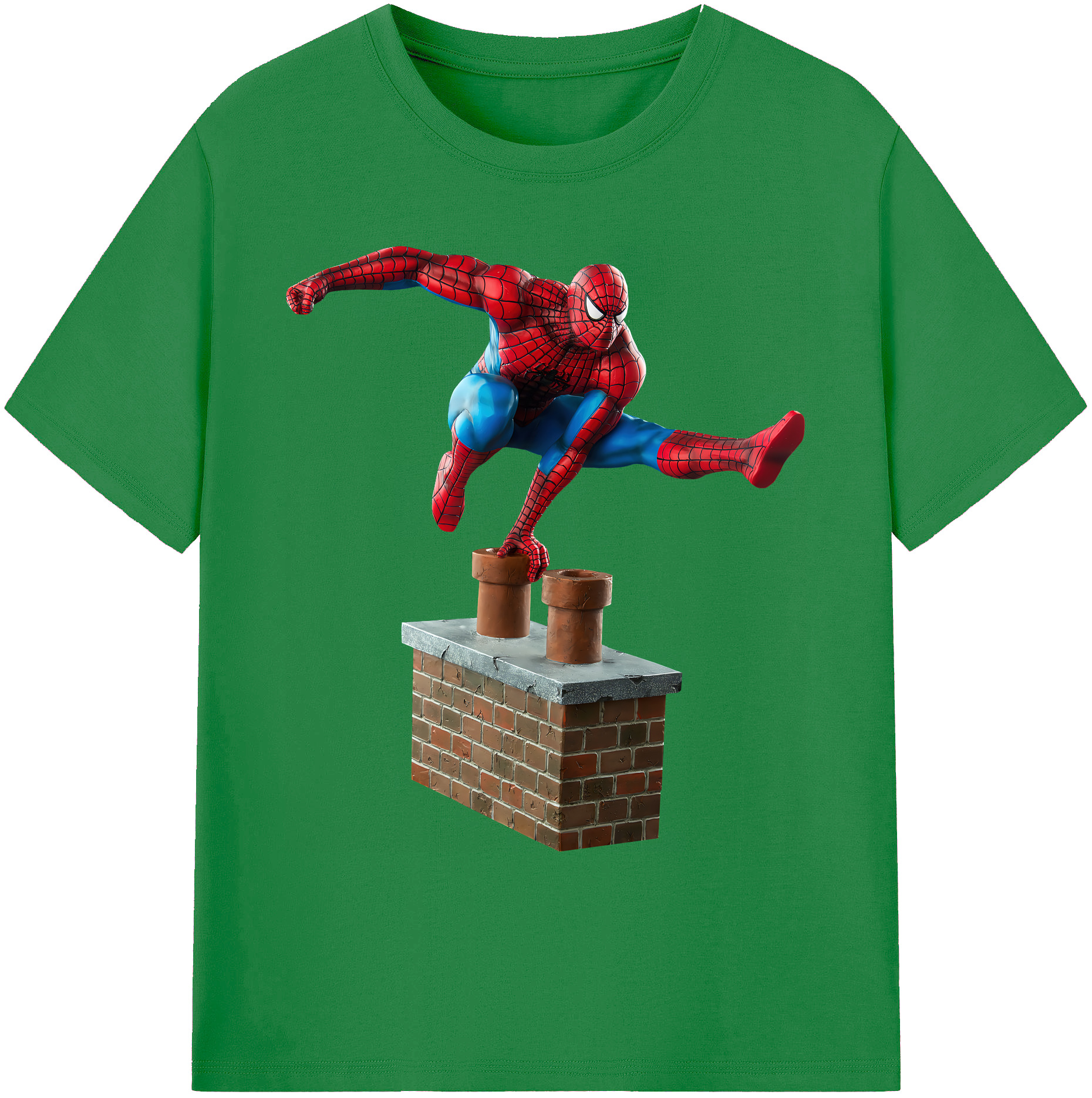 （画像用） Spider Man スパイダーマン 綿100％ メンズ半袖Tシャツ｜肌触りやわらか＆通気性