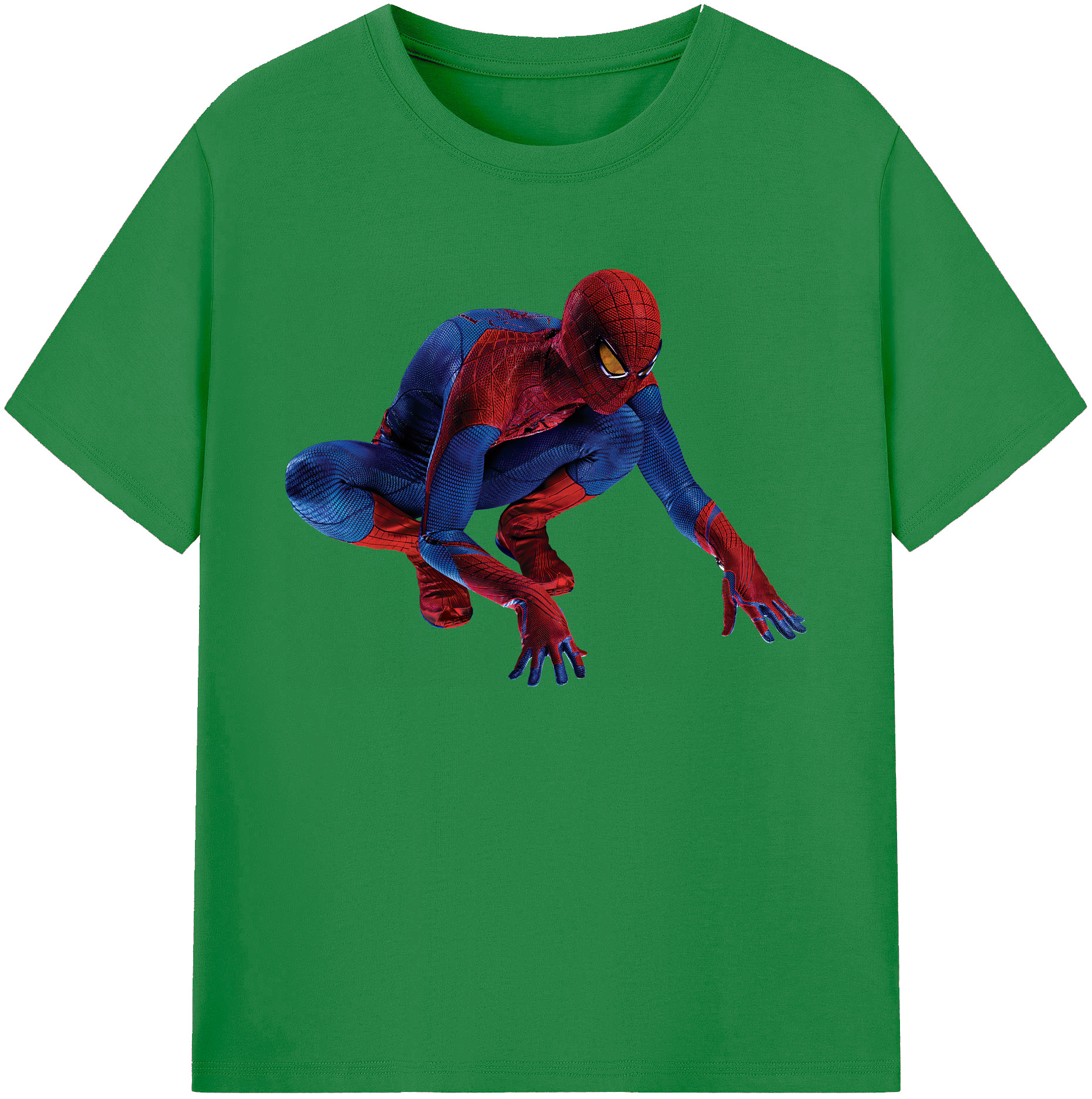 （画像用） Spider Man スパイダーマン 綿100％ メンズ半袖Tシャツ｜肌触りやわらか＆通気性