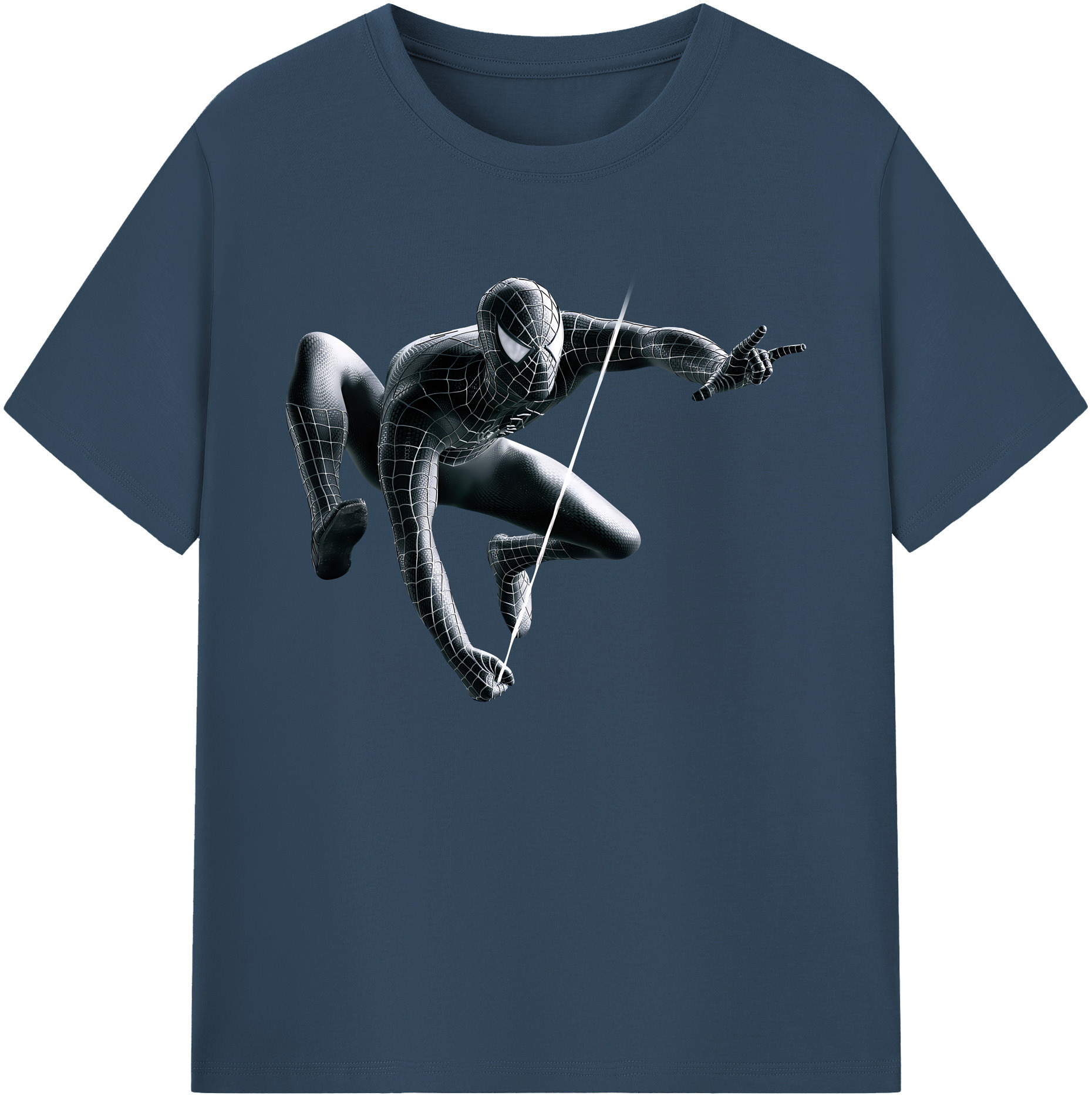 （画像用） Spider Man スパイダーマン 綿100％ メンズ半袖Tシャツ｜肌触りやわらか＆通気性