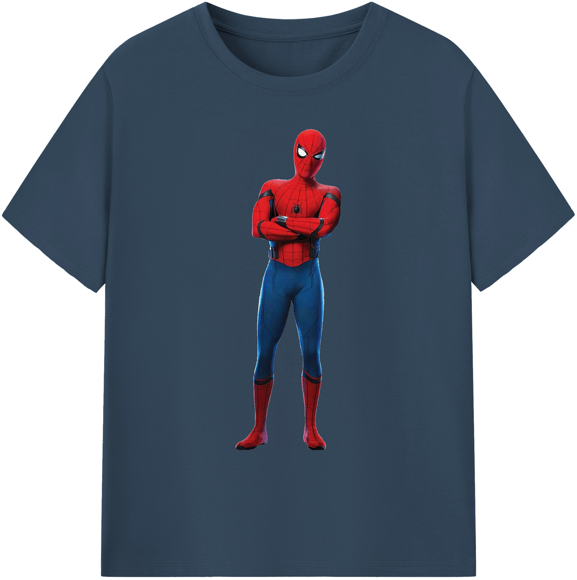 （画像用） Spider Man スパイダーマン 綿100％ メンズ半袖Tシャツ｜肌触りやわらか＆通気性