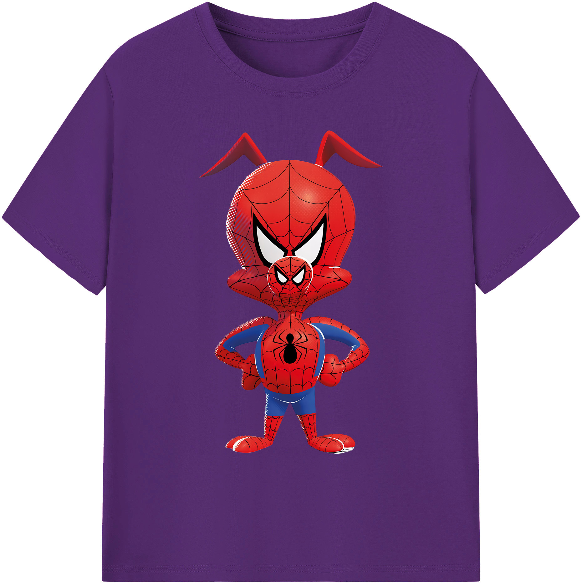 （画像用） Spider Man スパイダーマン 綿100％ メンズ半袖Tシャツ｜肌触りやわらか＆通気性
