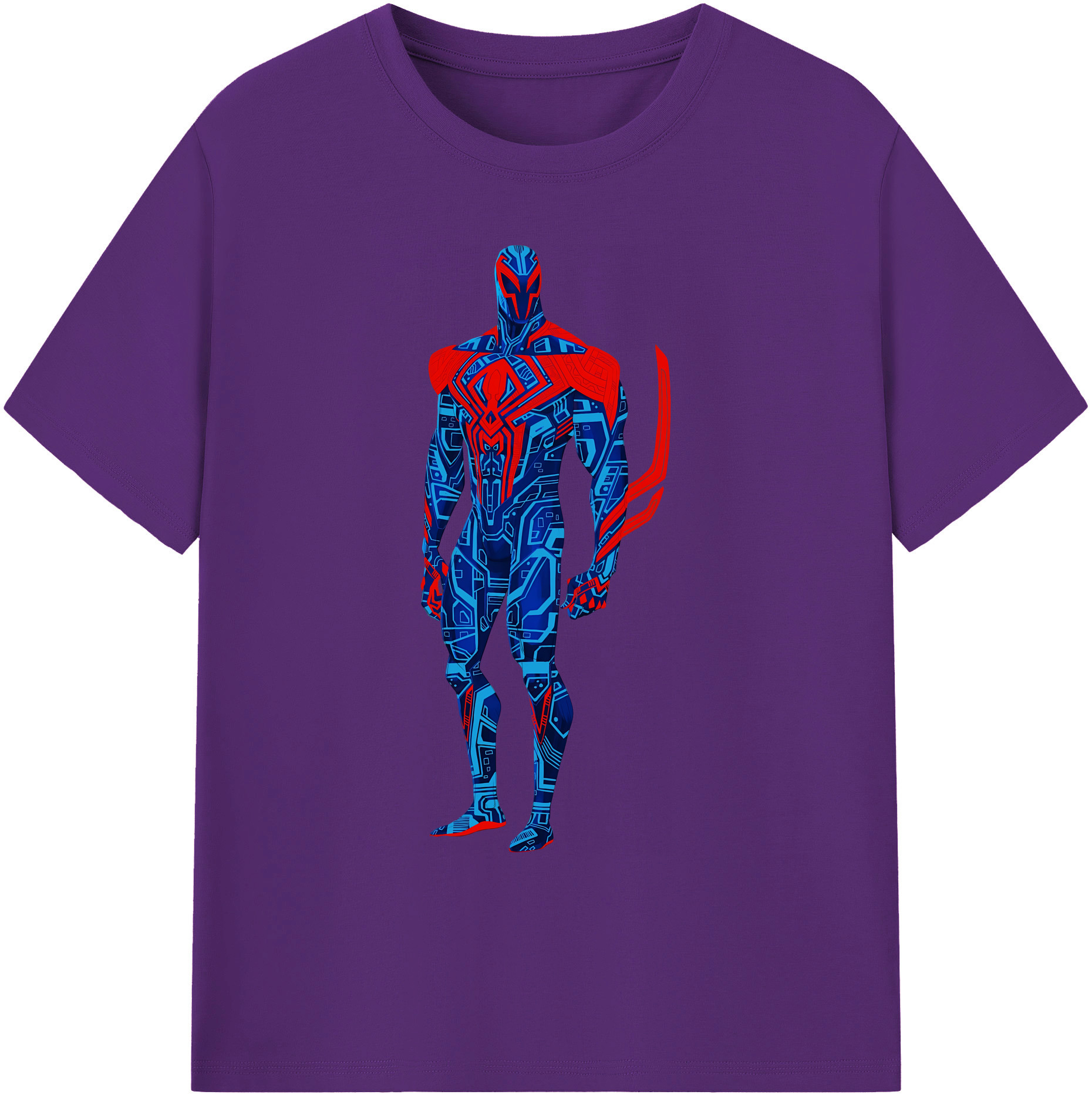 （画像用） Spider Man スパイダーマン 綿100％ メンズ半袖Tシャツ｜肌触りやわらか＆通気性