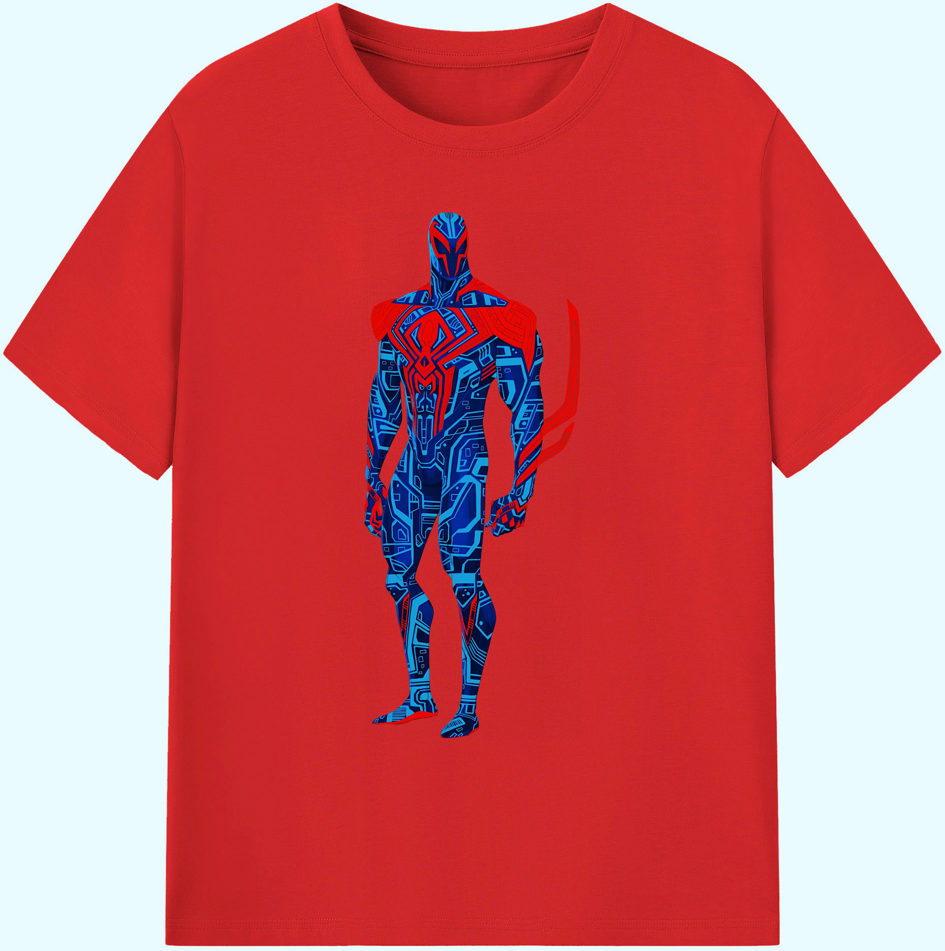 （画像用） Spider Man スパイダーマン 綿100％ メンズ半袖Tシャツ｜肌触りやわらか＆通気性