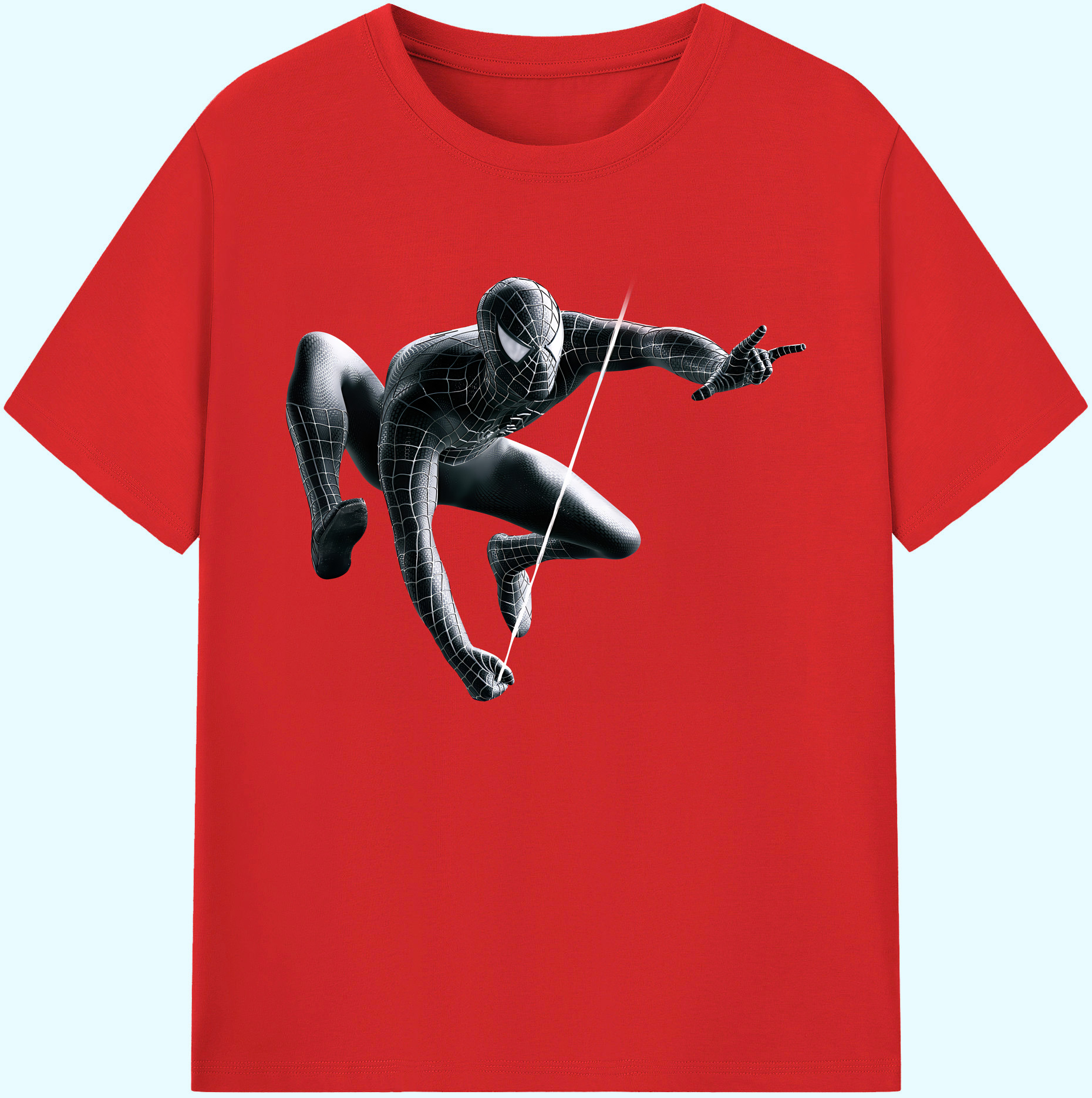 （画像用） Spider Man スパイダーマン 綿100％ メンズ半袖Tシャツ｜肌触りやわらか＆通気性