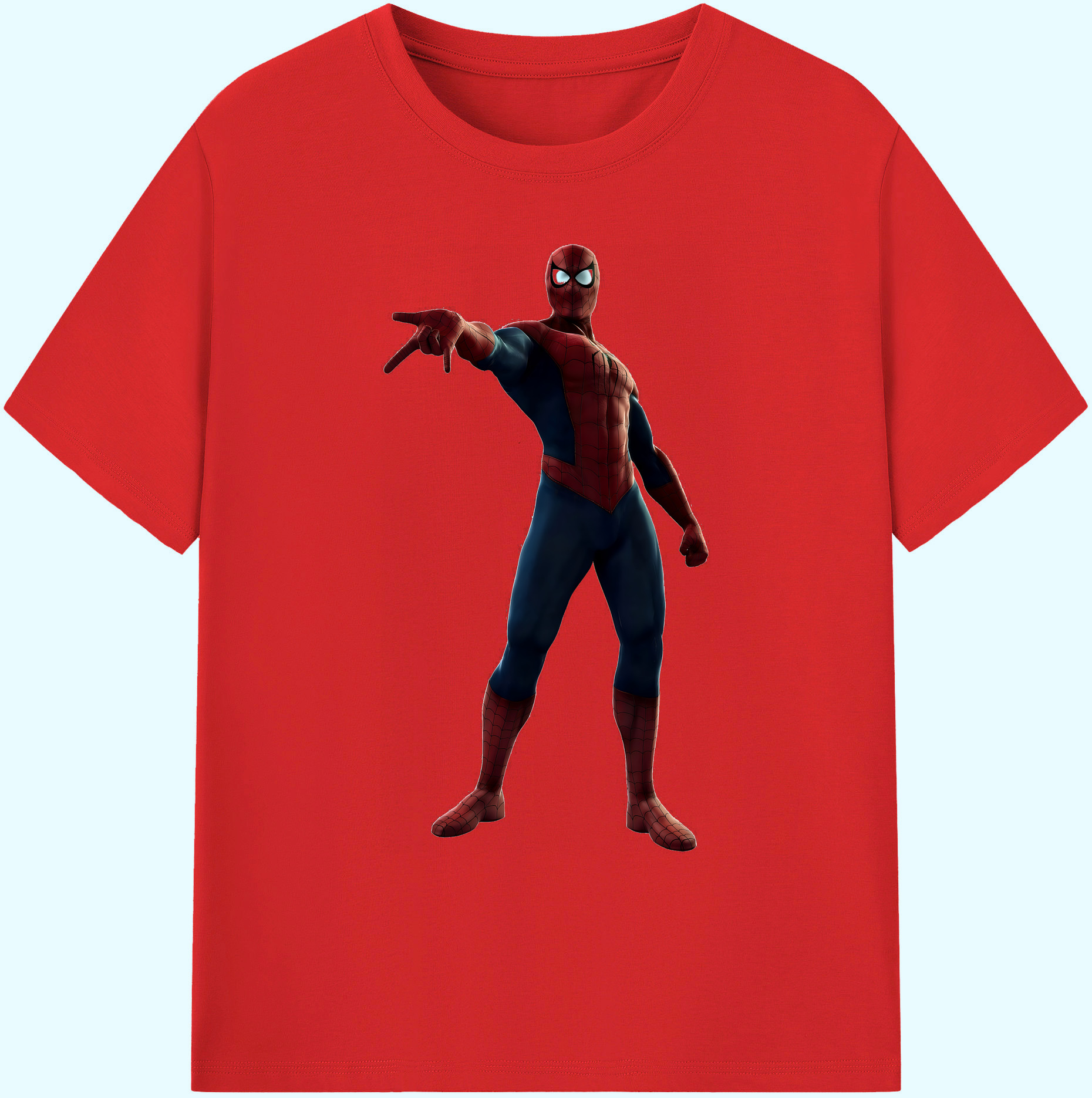 （画像用） Spider Man スパイダーマン 綿100％ メンズ半袖Tシャツ｜肌触りやわらか＆通気性