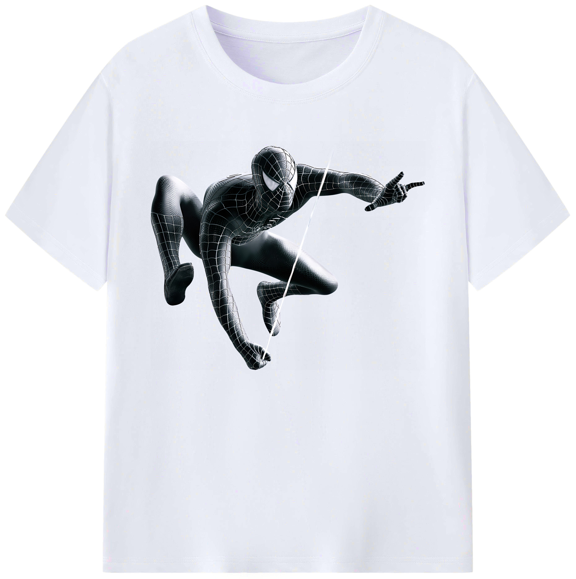 （画像用） Spider Man スパイダーマン 綿100％ メンズ半袖Tシャツ｜肌触りやわらか＆通気性