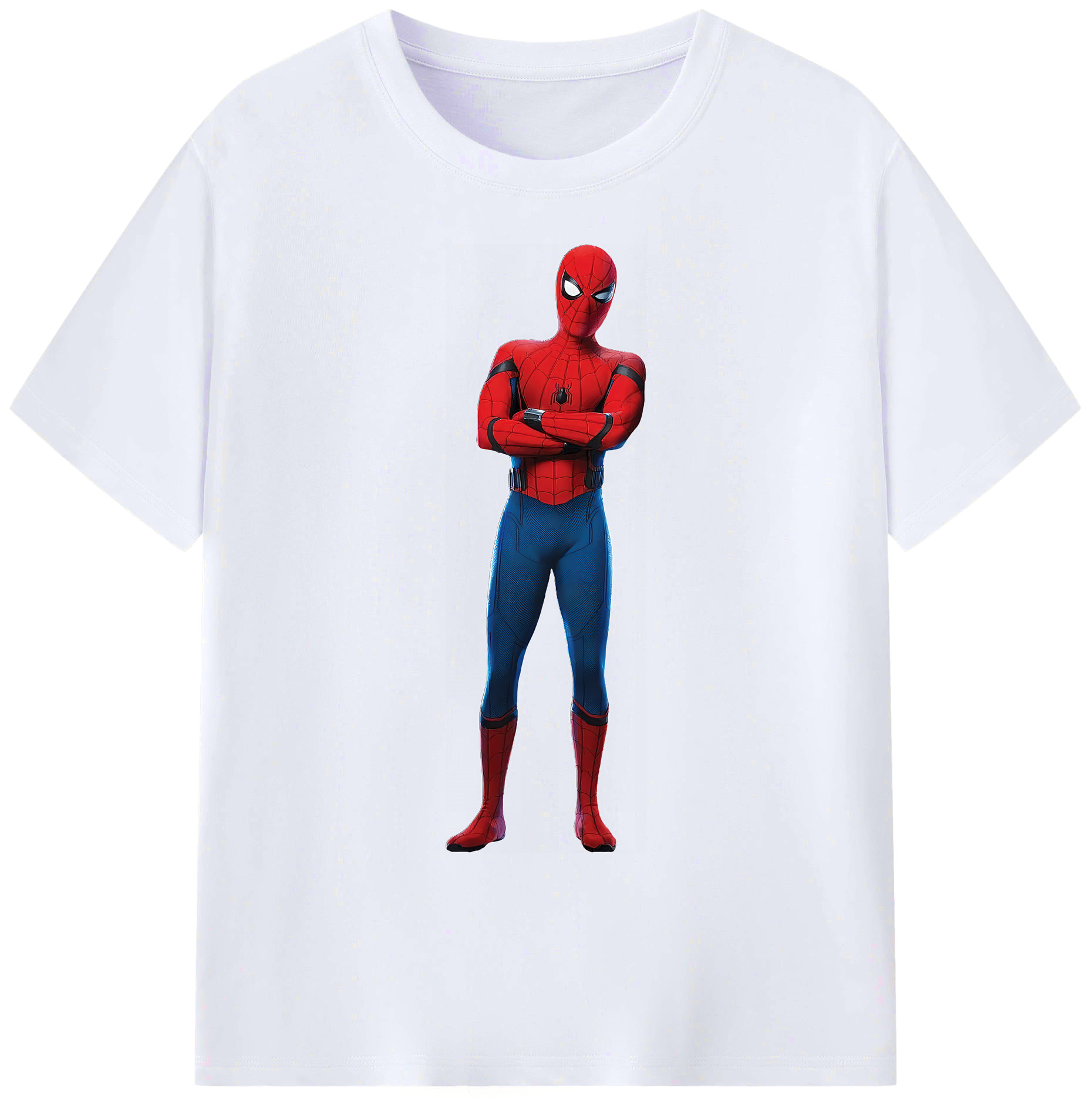 （画像用） Spider Man スパイダーマン 綿100％ メンズ半袖Tシャツ｜肌触りやわらか＆通気性
