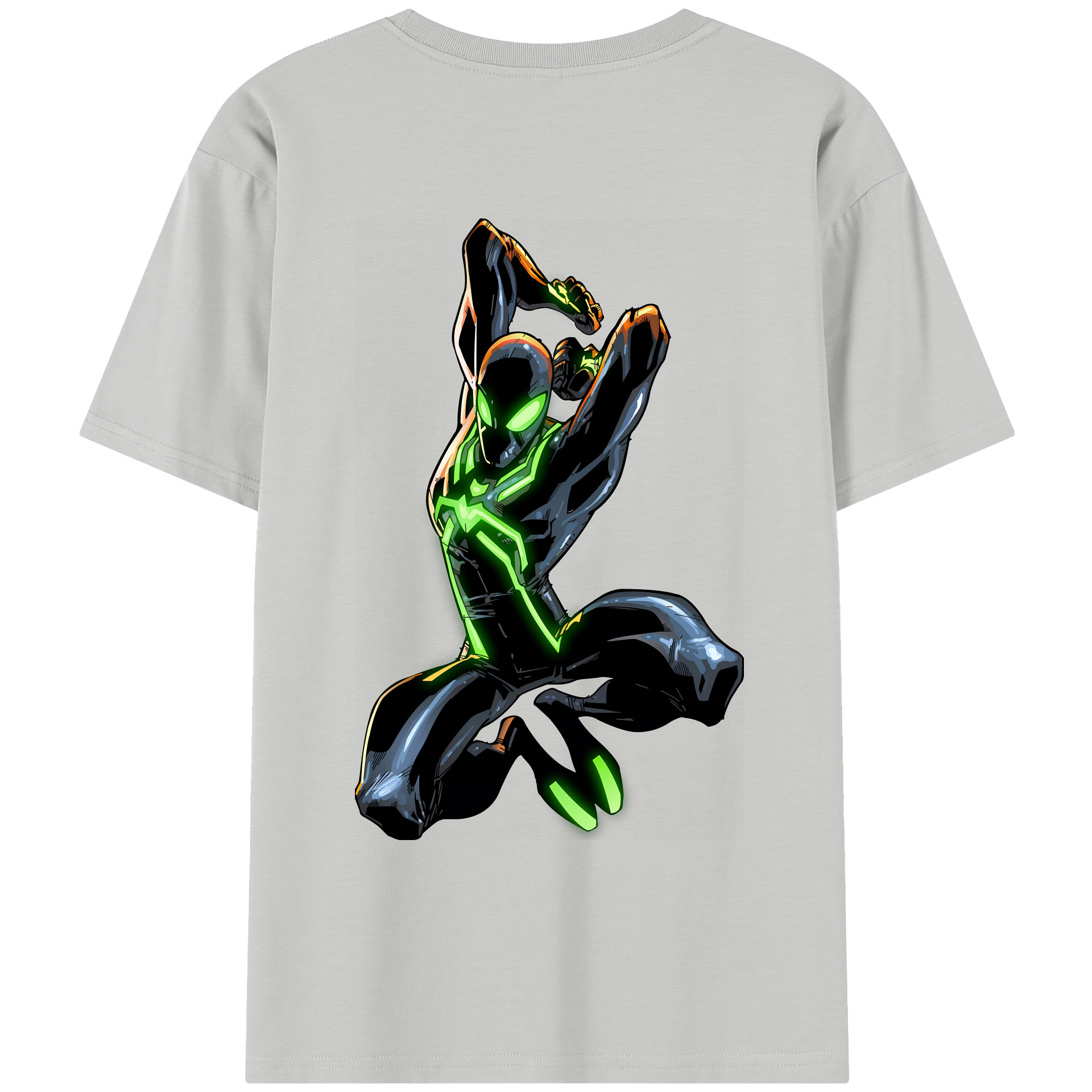 （画像用） Spider Man スパイダーマン レディース半袖Tシャツ(バックプリント)