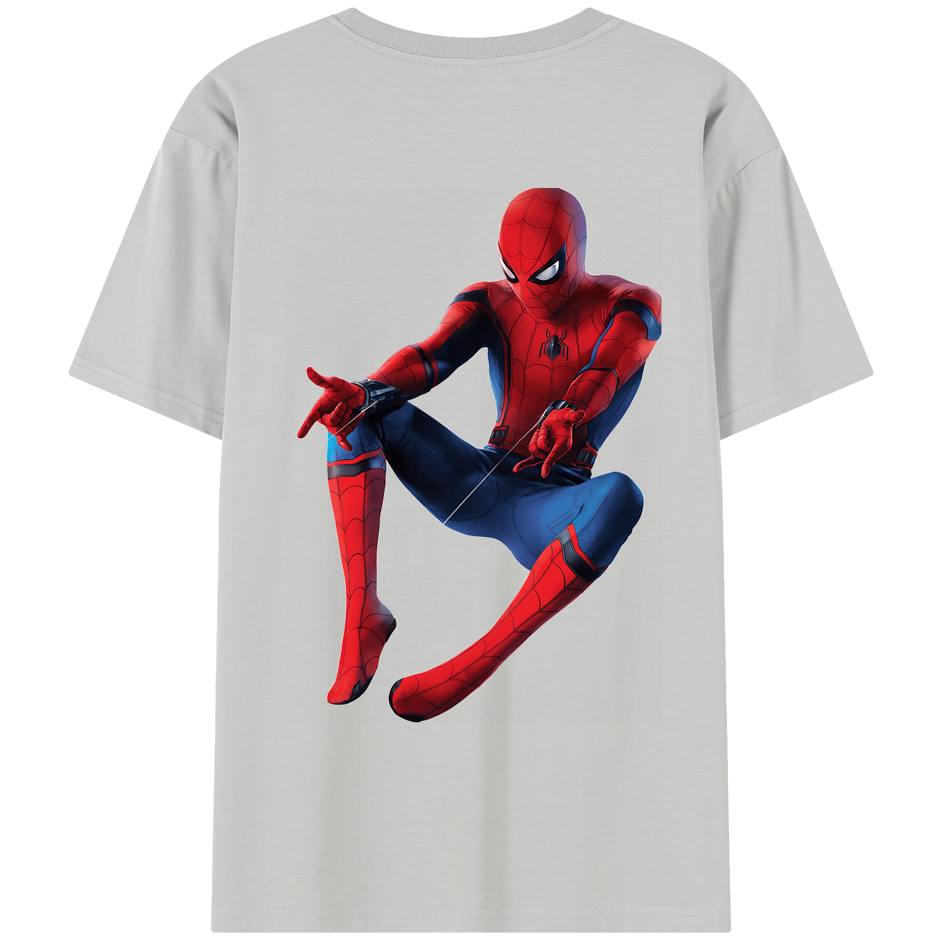（画像用） Spider Man スパイダーマン レディース半袖Tシャツ(バックプリント)