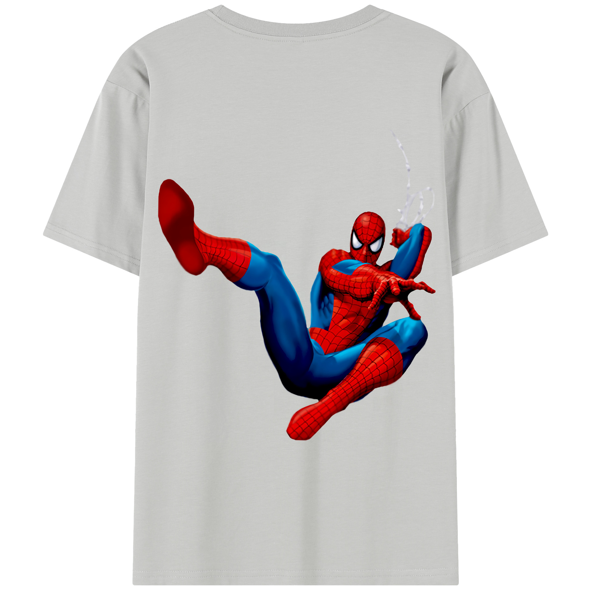（画像用） Spider Man スパイダーマン レディース半袖Tシャツ(バックプリント)
