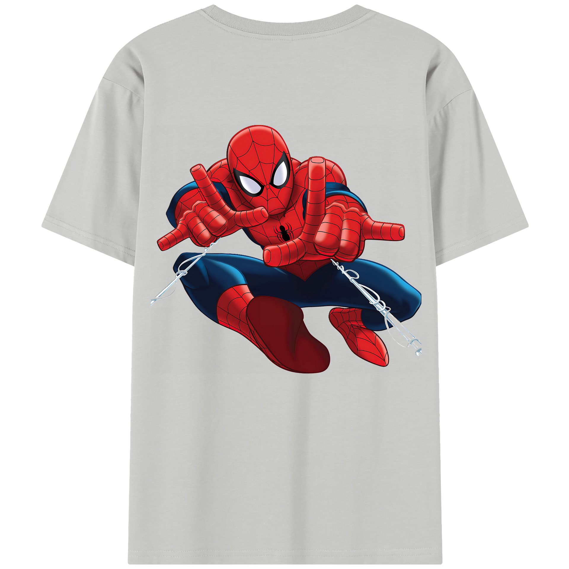 （画像用） Spider Man スパイダーマン レディース半袖Tシャツ(バックプリント)