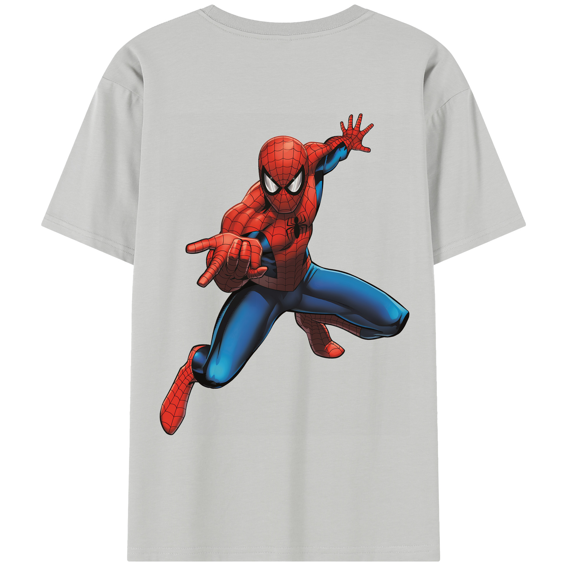 （画像用） Spider Man スパイダーマン レディース半袖Tシャツ(バックプリント)