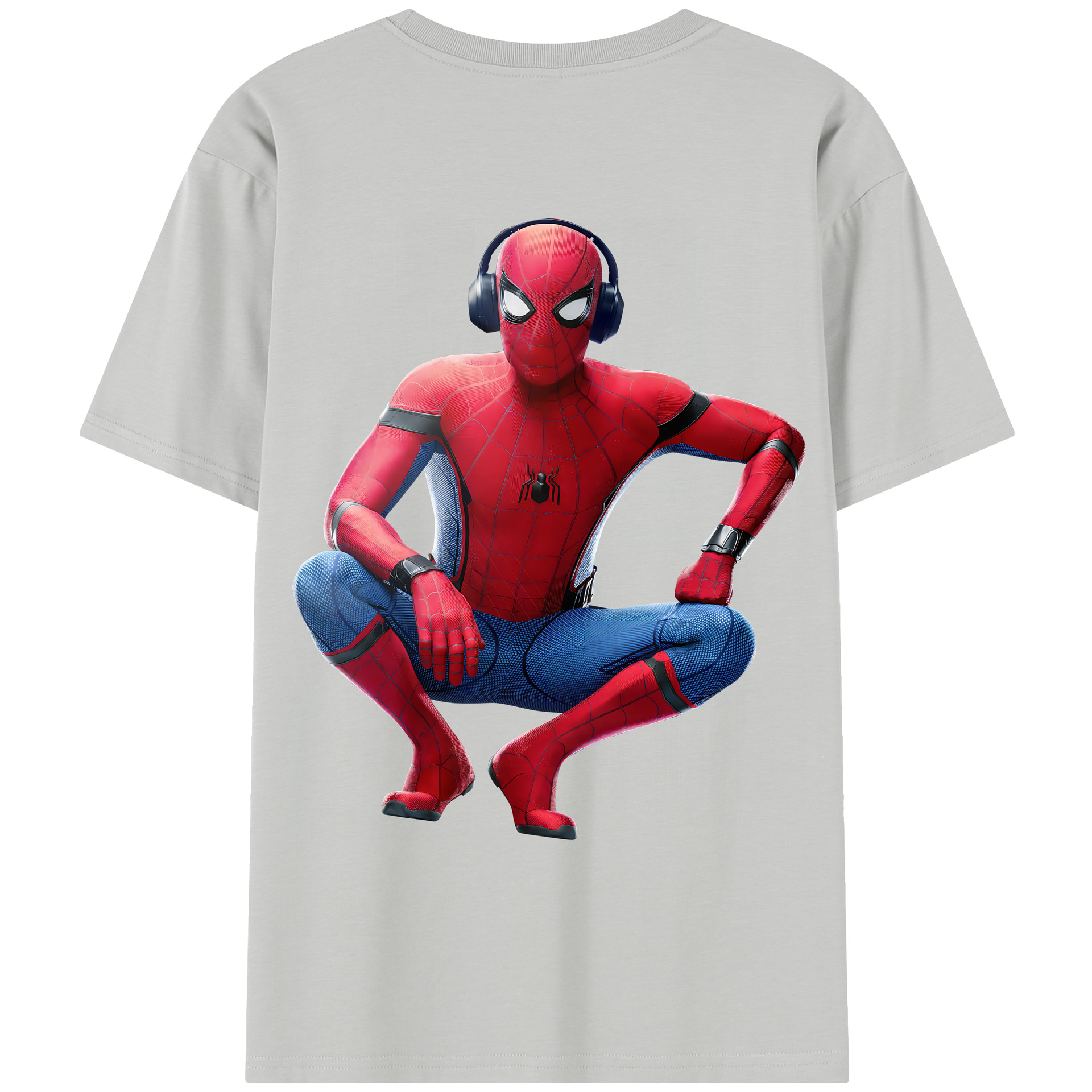 （画像用） Spider Man スパイダーマン レディース半袖Tシャツ(バックプリント)