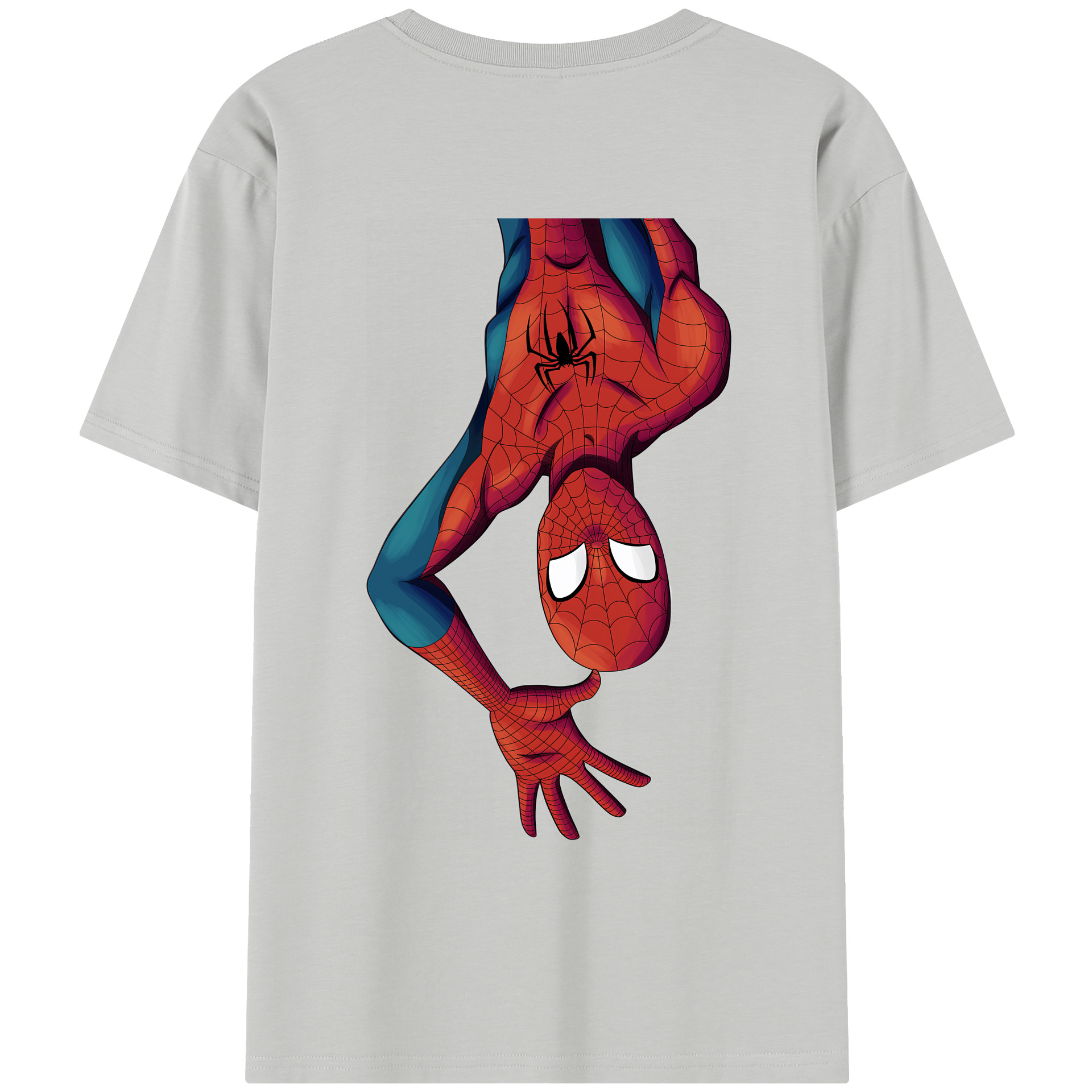 （画像用） Spider Man スパイダーマン レディース半袖Tシャツ(バックプリント)