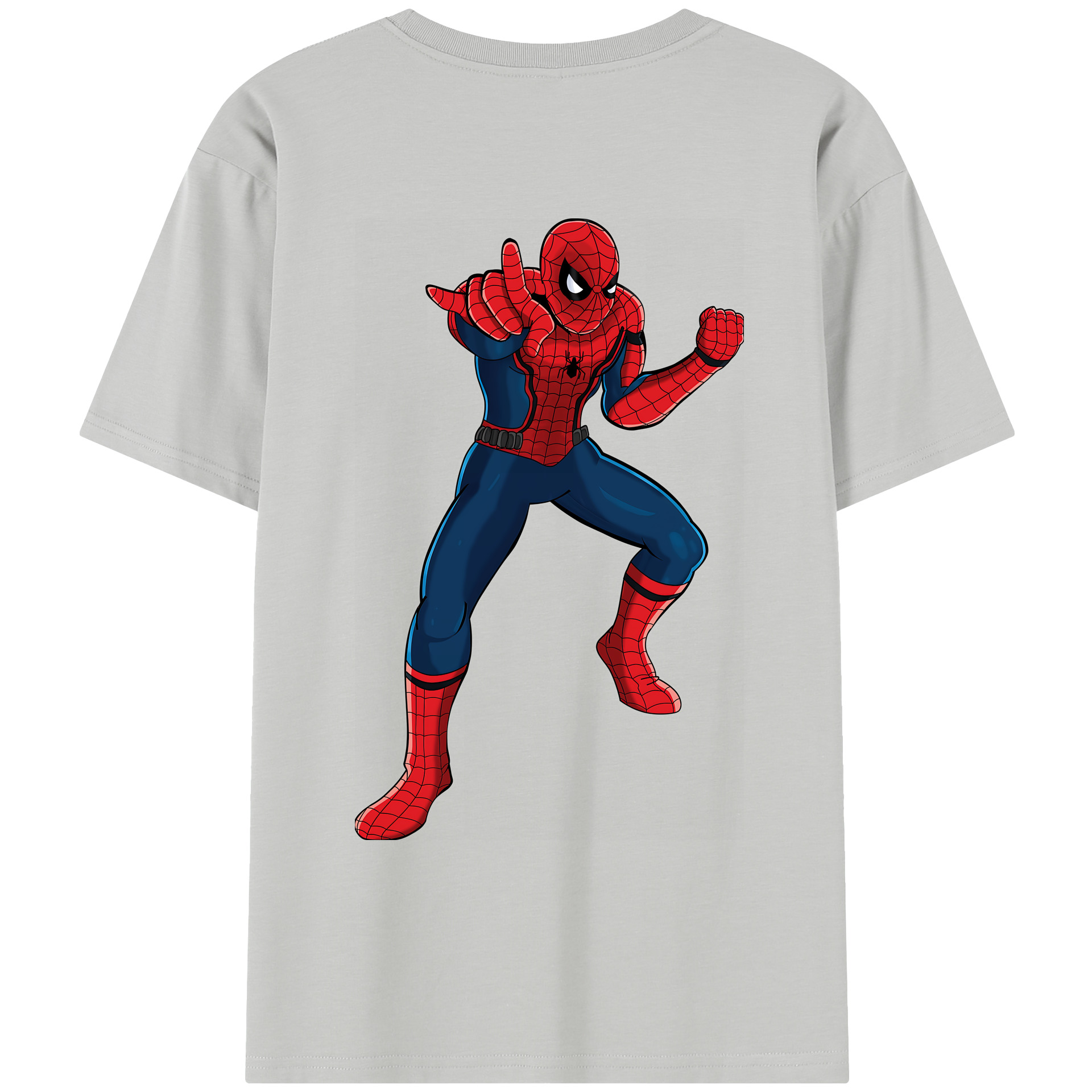 （画像用） Spider Man スパイダーマン レディース半袖Tシャツ(バックプリント)