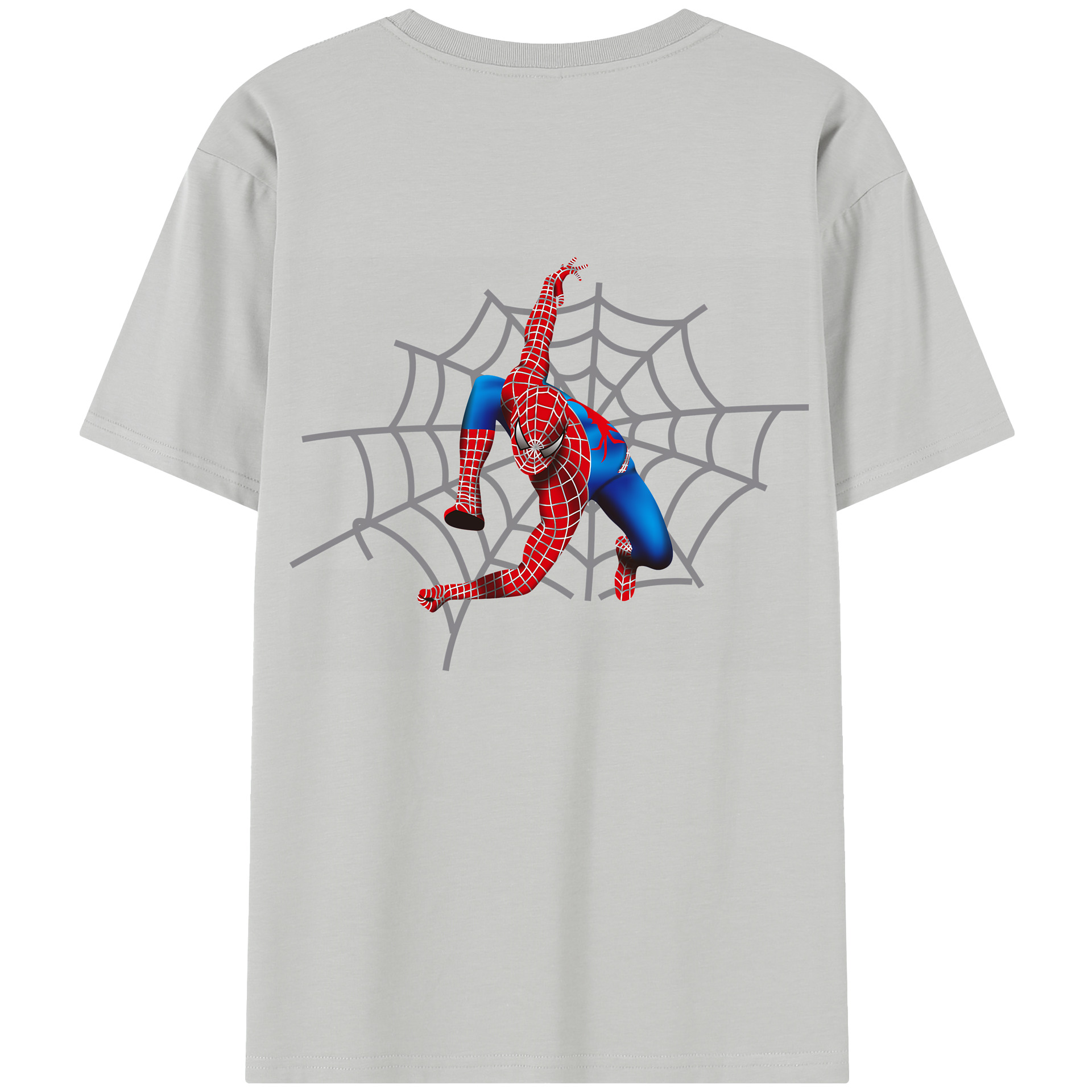 （画像用） Spider Man スパイダーマン レディース半袖Tシャツ(バックプリント)