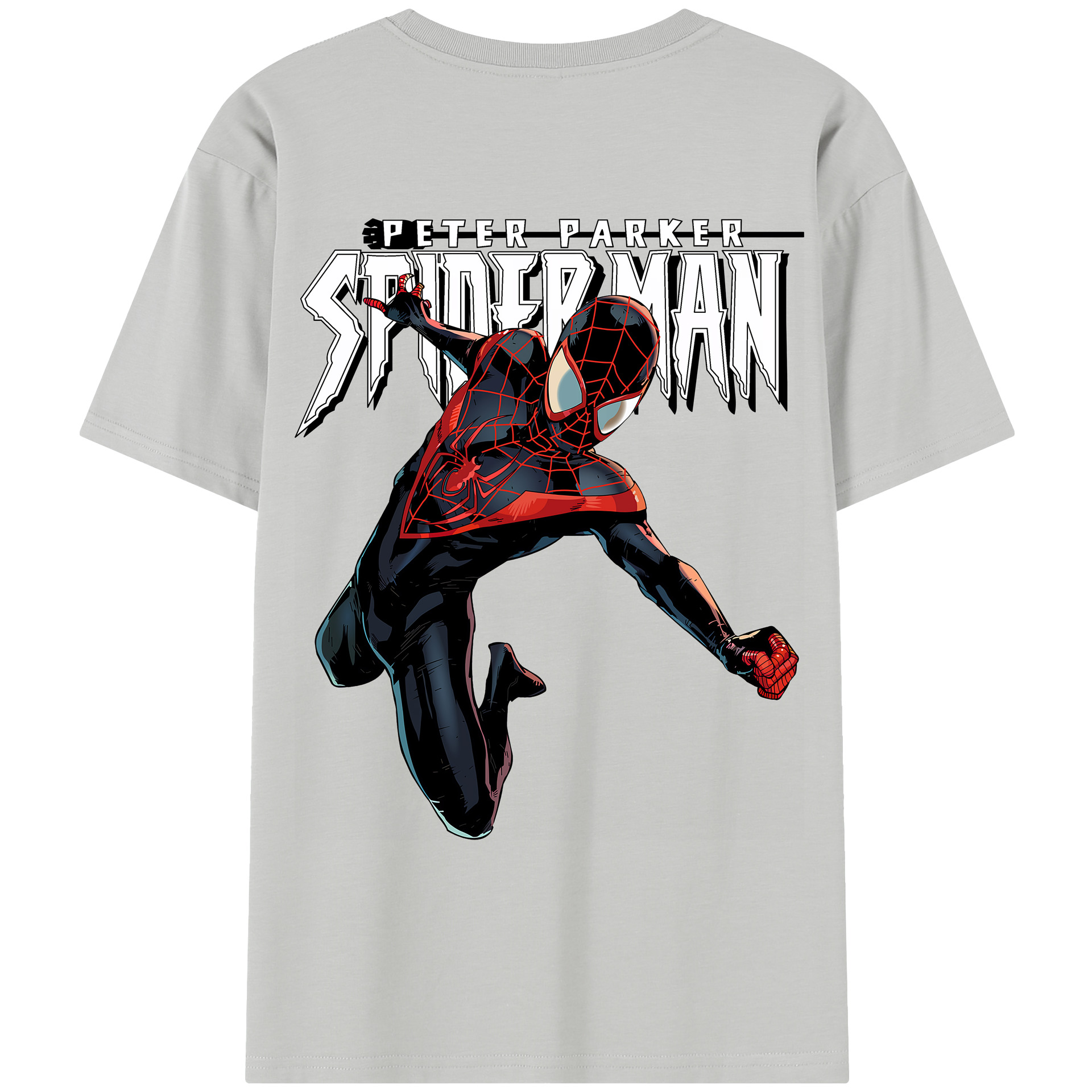 （画像用） Spider Man スパイダーマン レディース半袖Tシャツ(バックプリント)