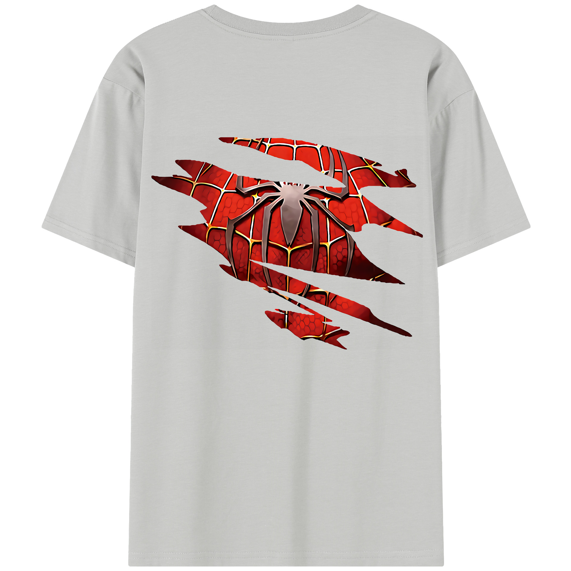 （画像用） Spider Man スパイダーマン レディース半袖Tシャツ(バックプリント)