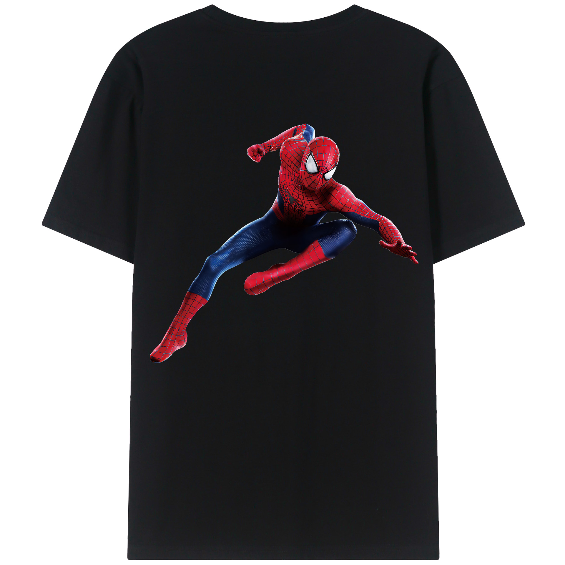 （画像用） Spider Man スパイダーマン レディース半袖Tシャツ(バックプリント)