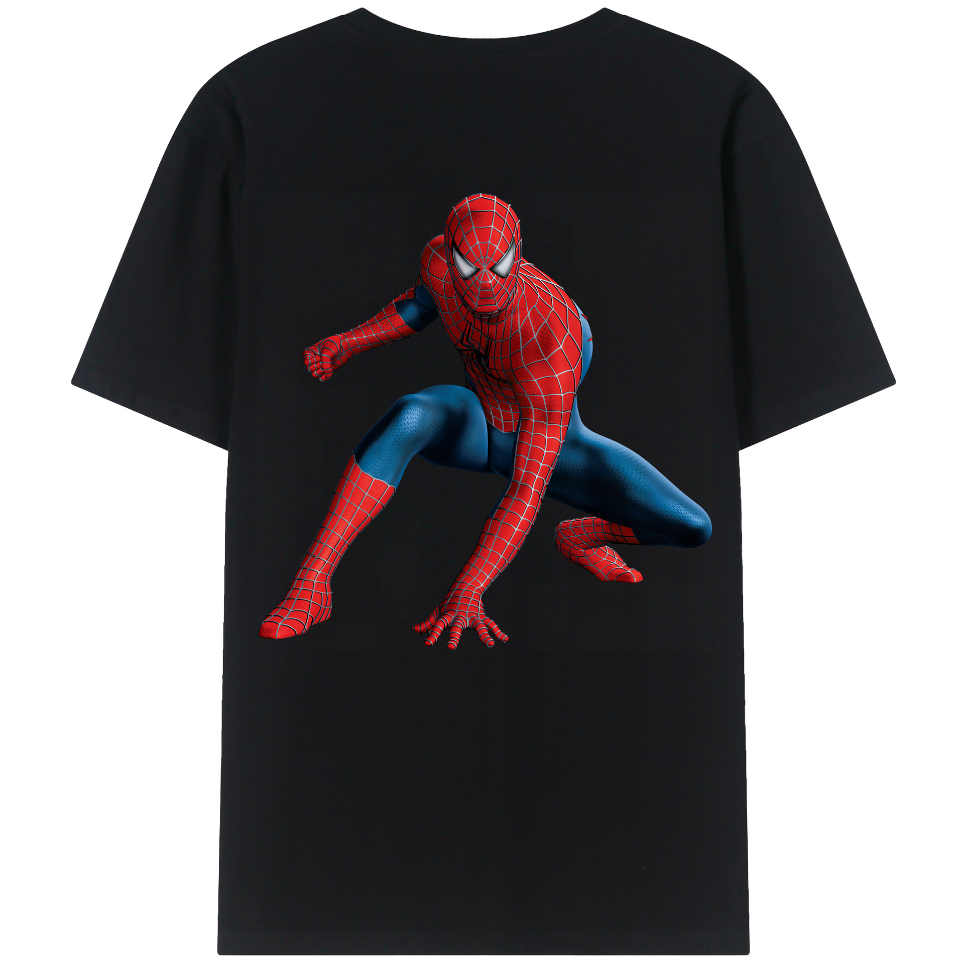 （画像用） Spider Man スパイダーマン レディース半袖Tシャツ(バックプリント)