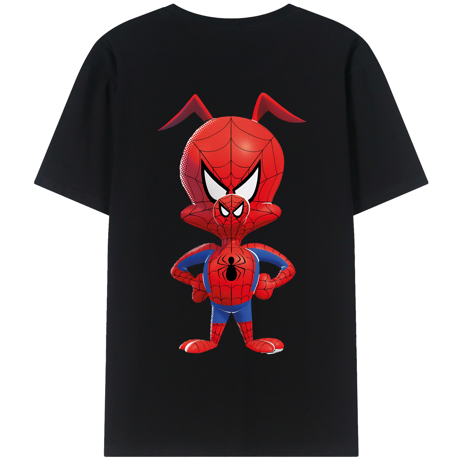 （画像用） Spider Man スパイダーマン レディース半袖Tシャツ(バックプリント)