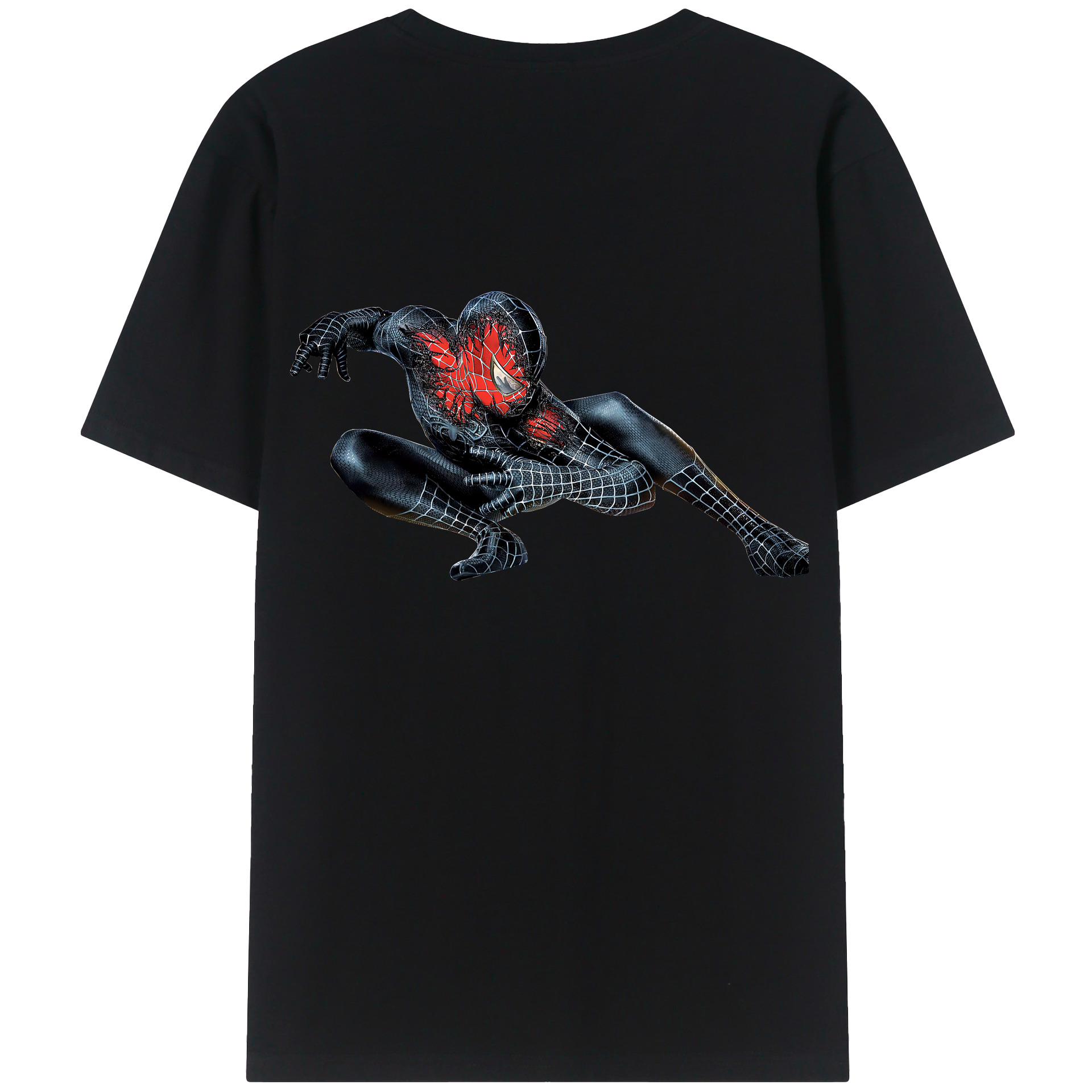 （画像用） Spider Man スパイダーマン レディース半袖Tシャツ(バックプリント)
