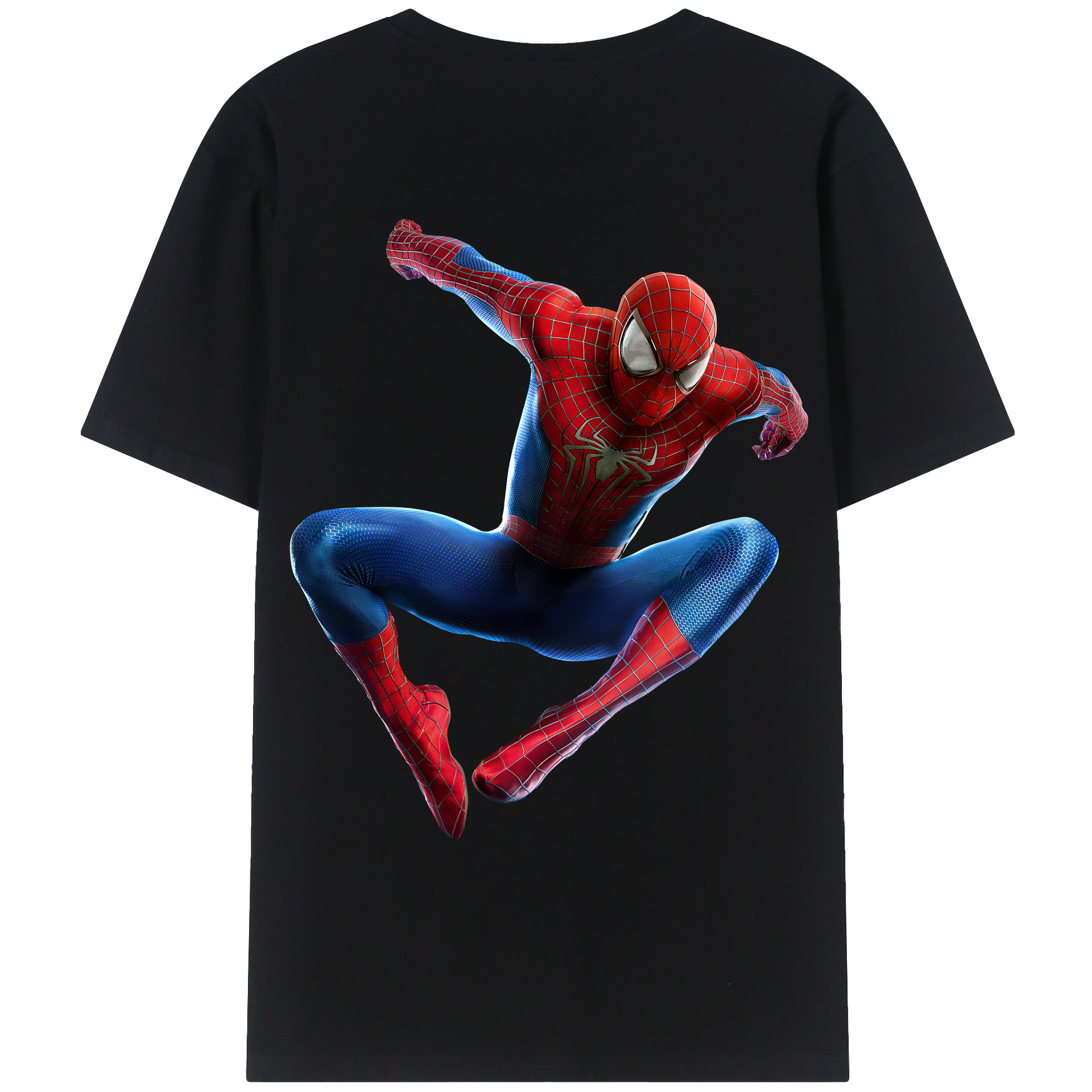（画像用） Spider Man スパイダーマン レディース半袖Tシャツ(バックプリント)