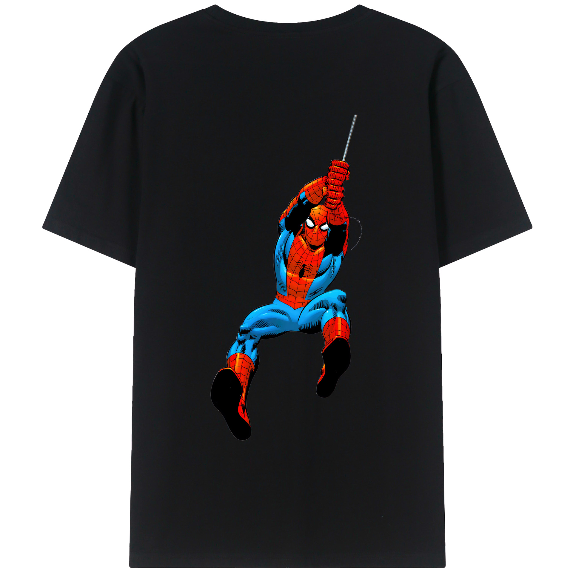 （画像用） Spider Man スパイダーマン レディース半袖Tシャツ(バックプリント)