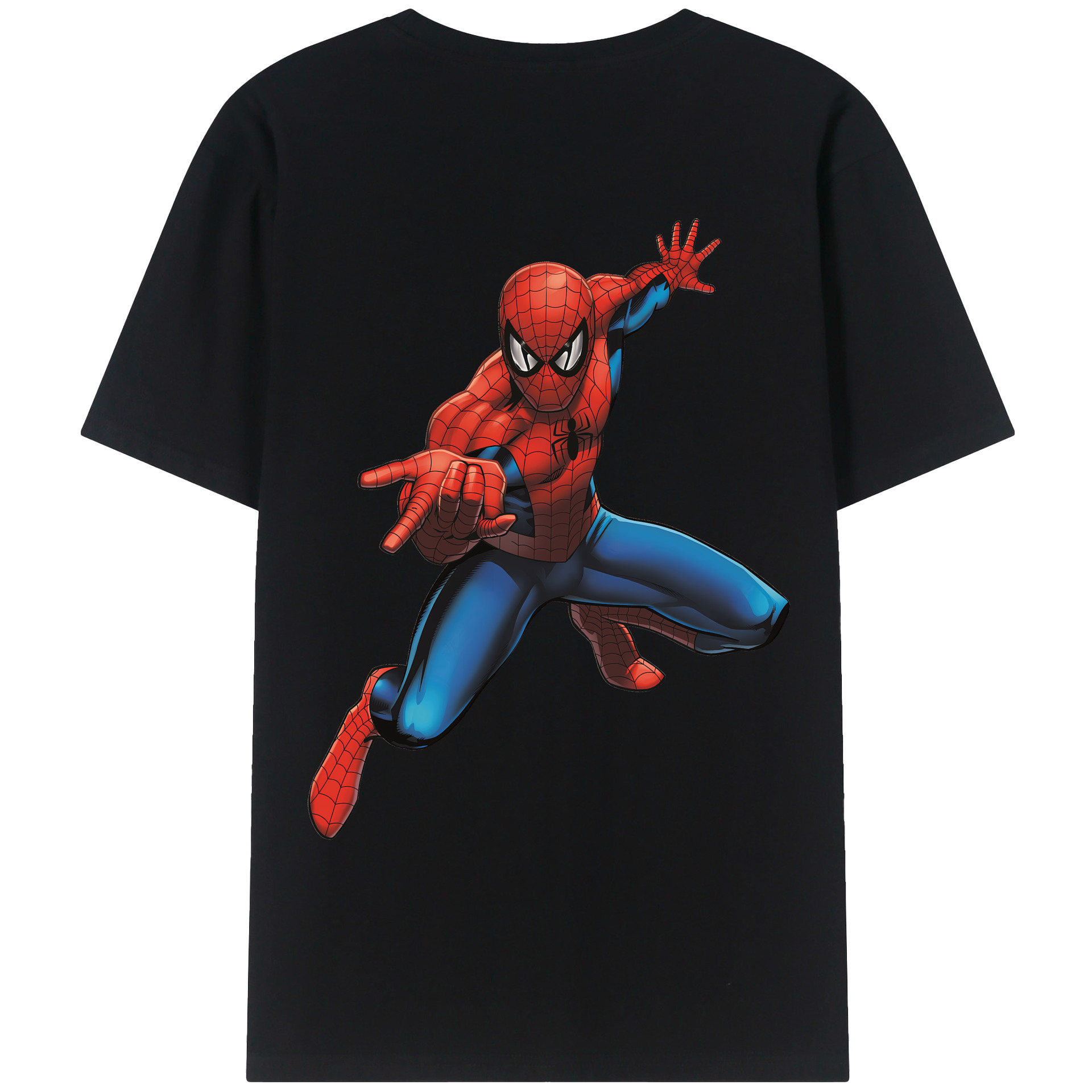（画像用） Spider Man スパイダーマン レディース半袖Tシャツ(バックプリント)