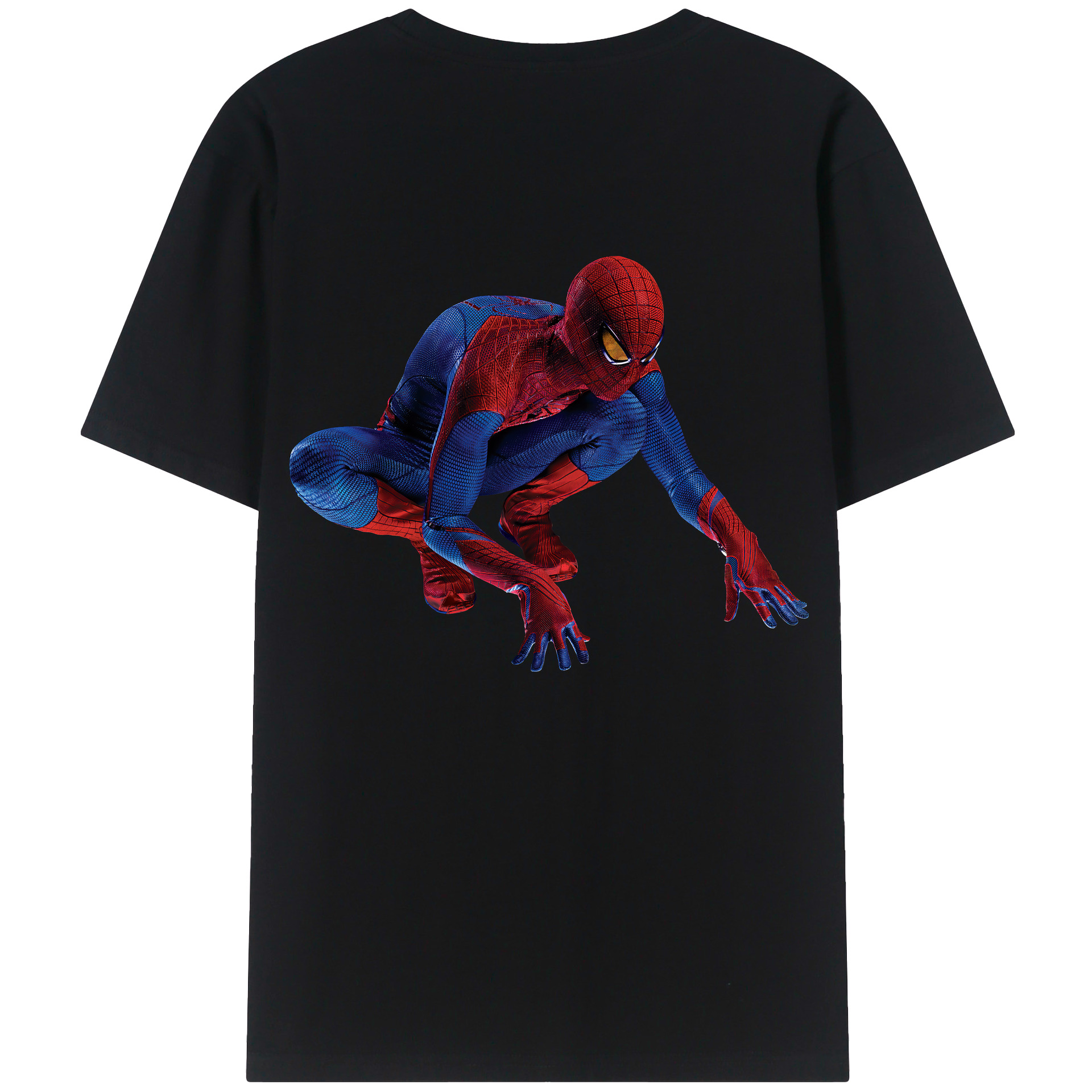 （画像用） Spider Man スパイダーマン レディース半袖Tシャツ(バックプリント)