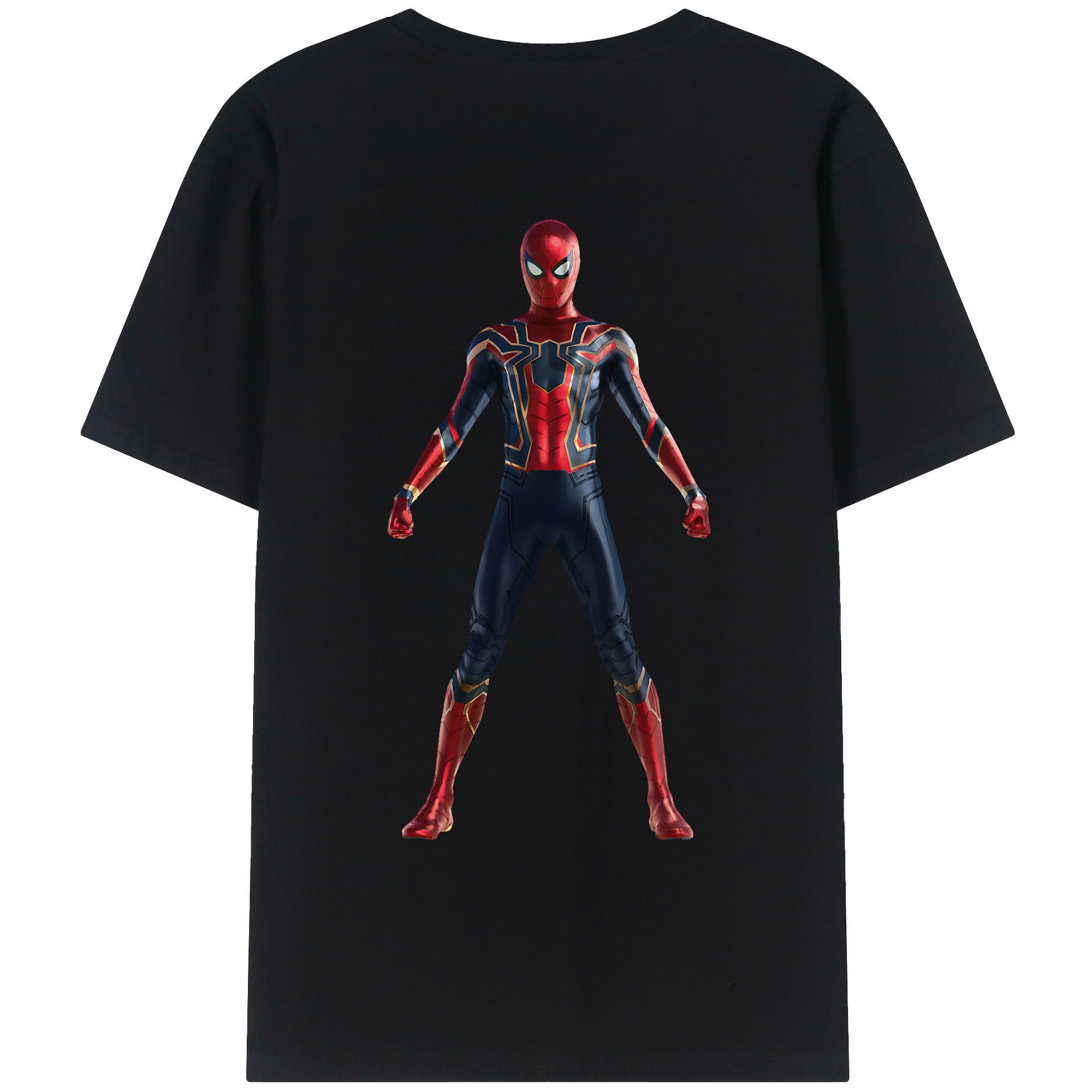 （画像用） Spider Man スパイダーマン レディース半袖Tシャツ(バックプリント)