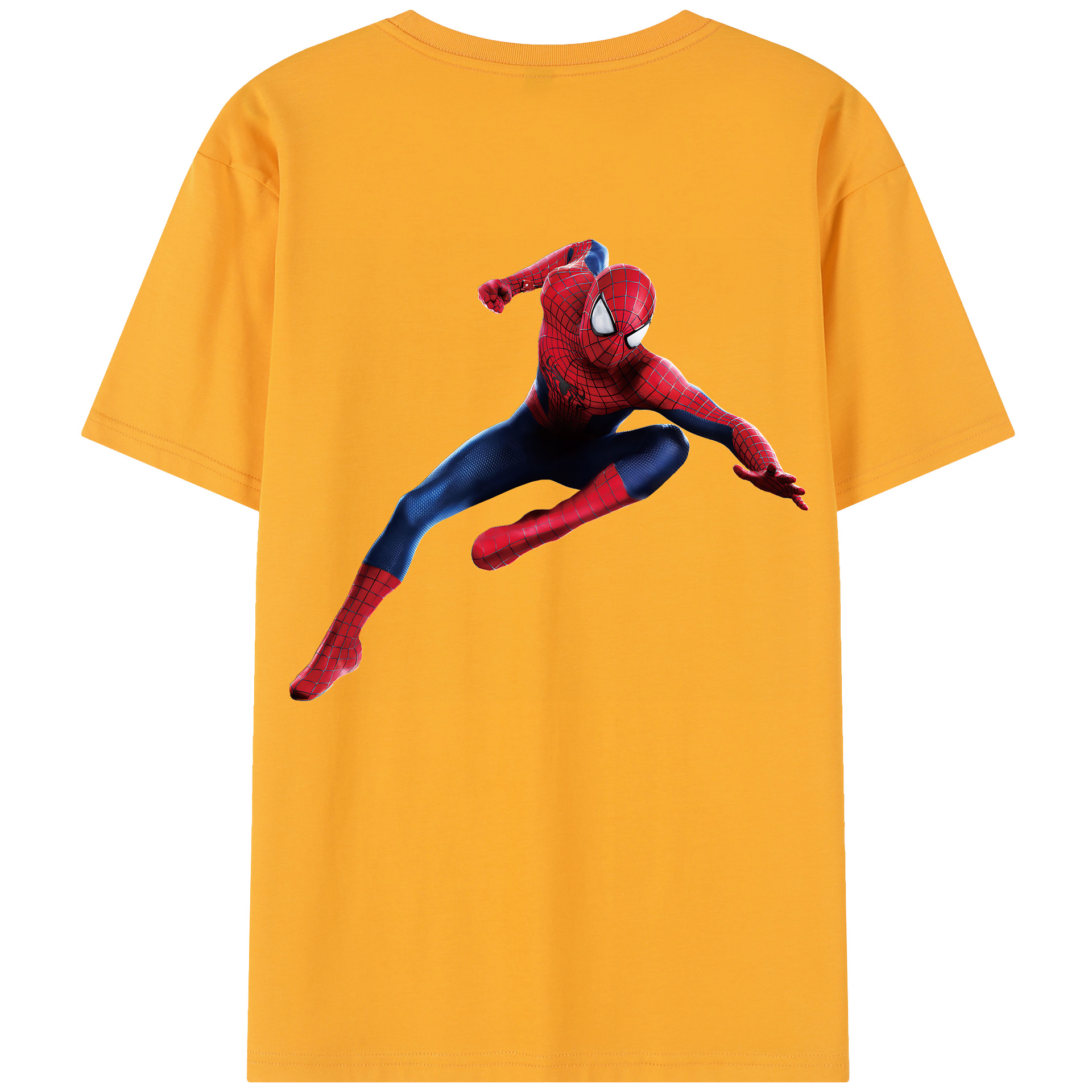 （画像用） Spider Man スパイダーマン レディース半袖Tシャツ(バックプリント)