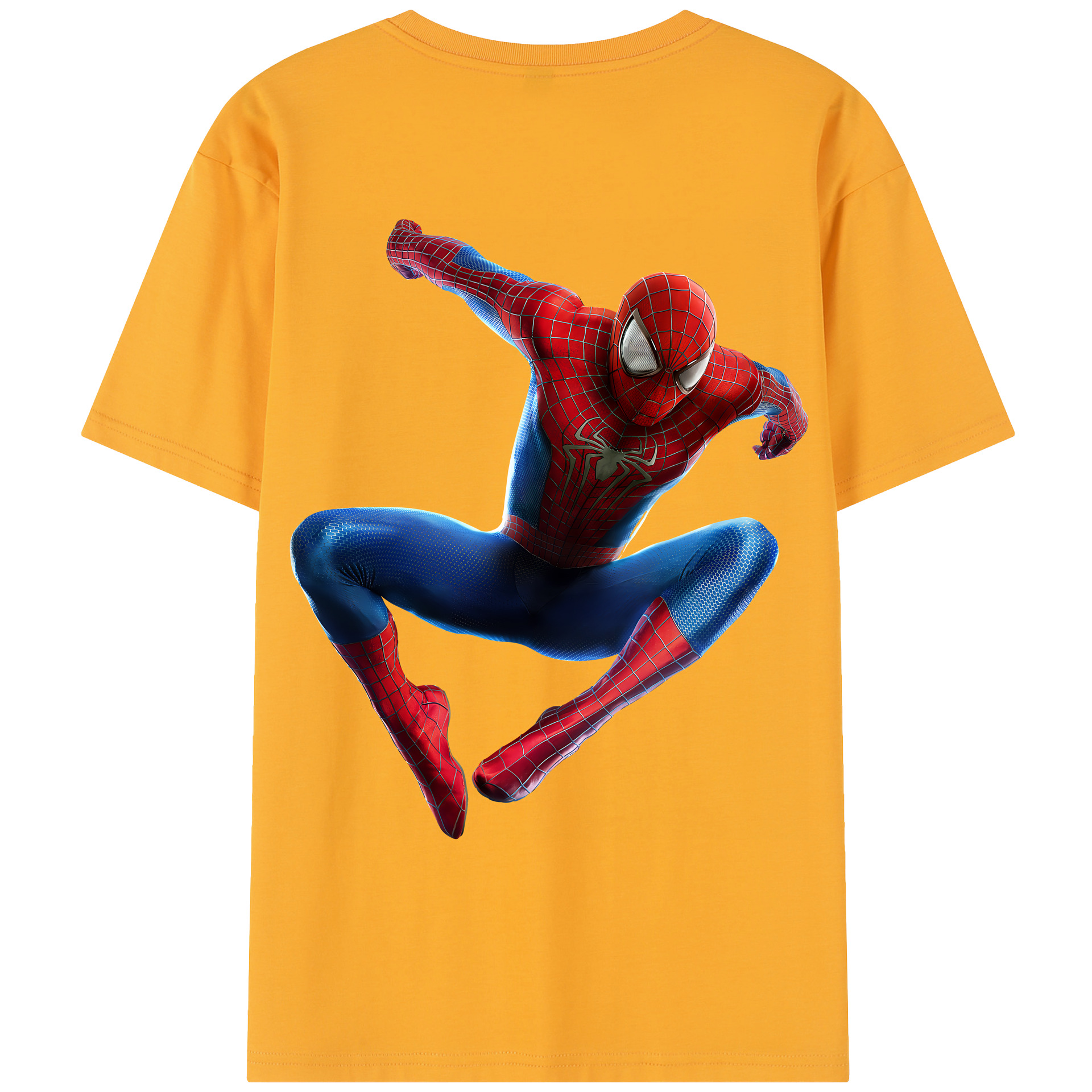 （画像用） Spider Man スパイダーマン レディース半袖Tシャツ(バックプリント)