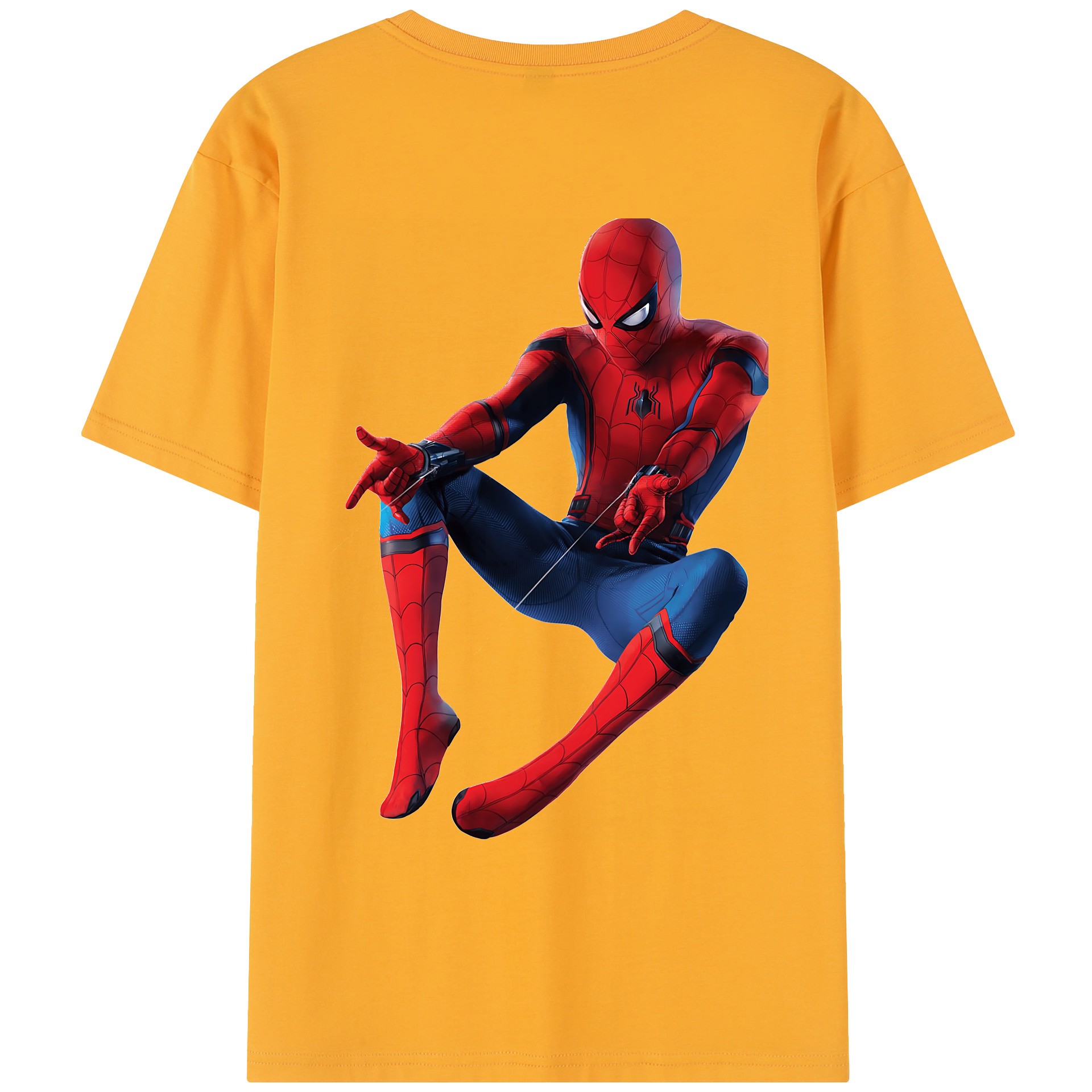 （画像用） Spider Man スパイダーマン レディース半袖Tシャツ(バックプリント)