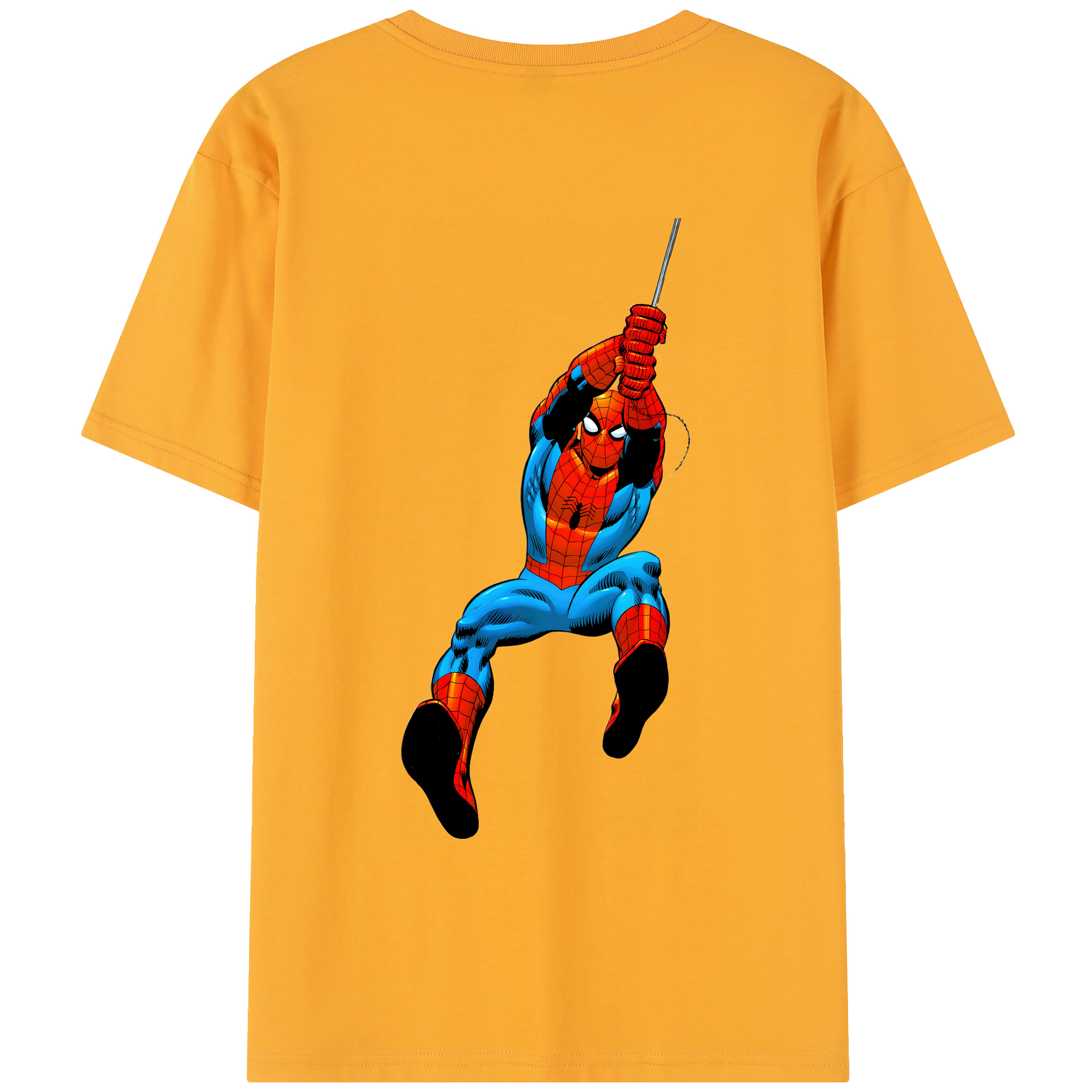 （画像用） Spider Man スパイダーマン レディース半袖Tシャツ(バックプリント)