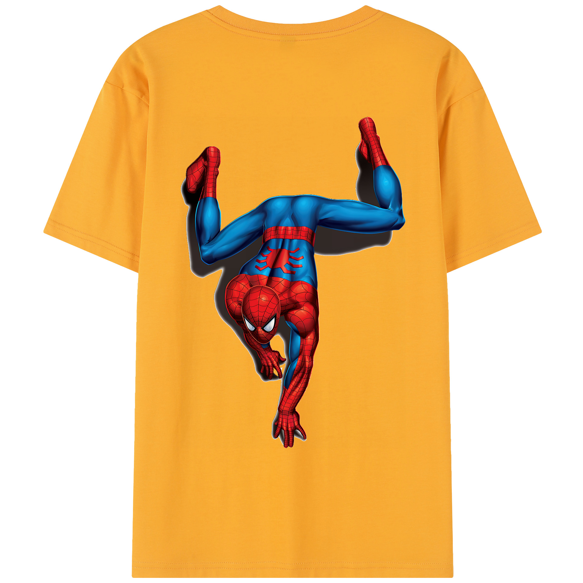 （画像用） Spider Man スパイダーマン レディース半袖Tシャツ(バックプリント)